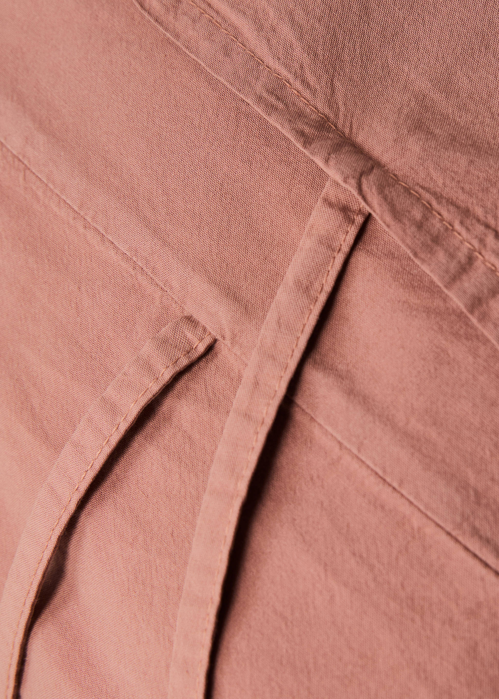 Deux taies d’oreiller coton lavé nœuds 50x75 cm - Détail de l'article 2