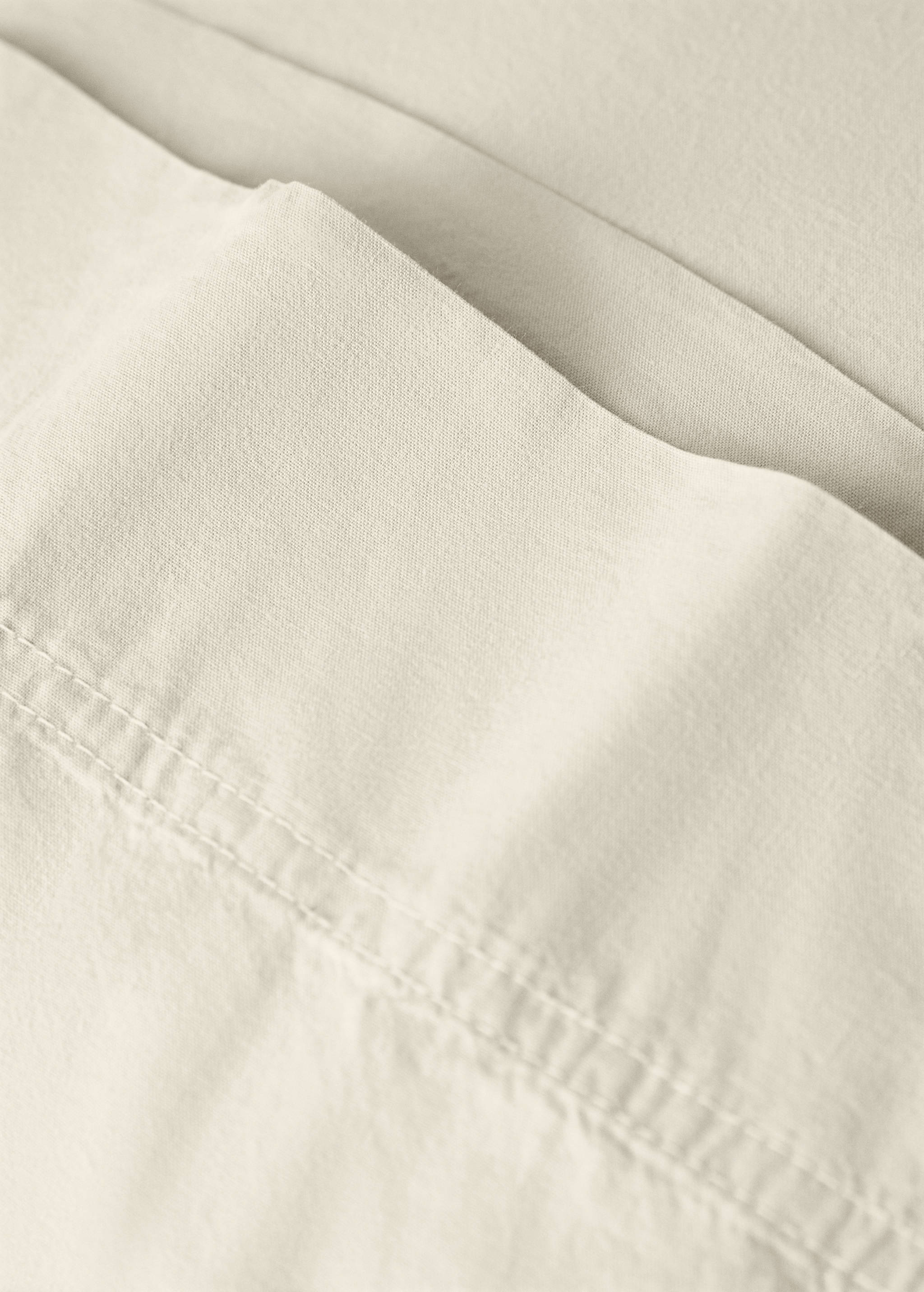 Children's washed cotton double-stitched pillowcase 45x110 cm - Details of the article 2