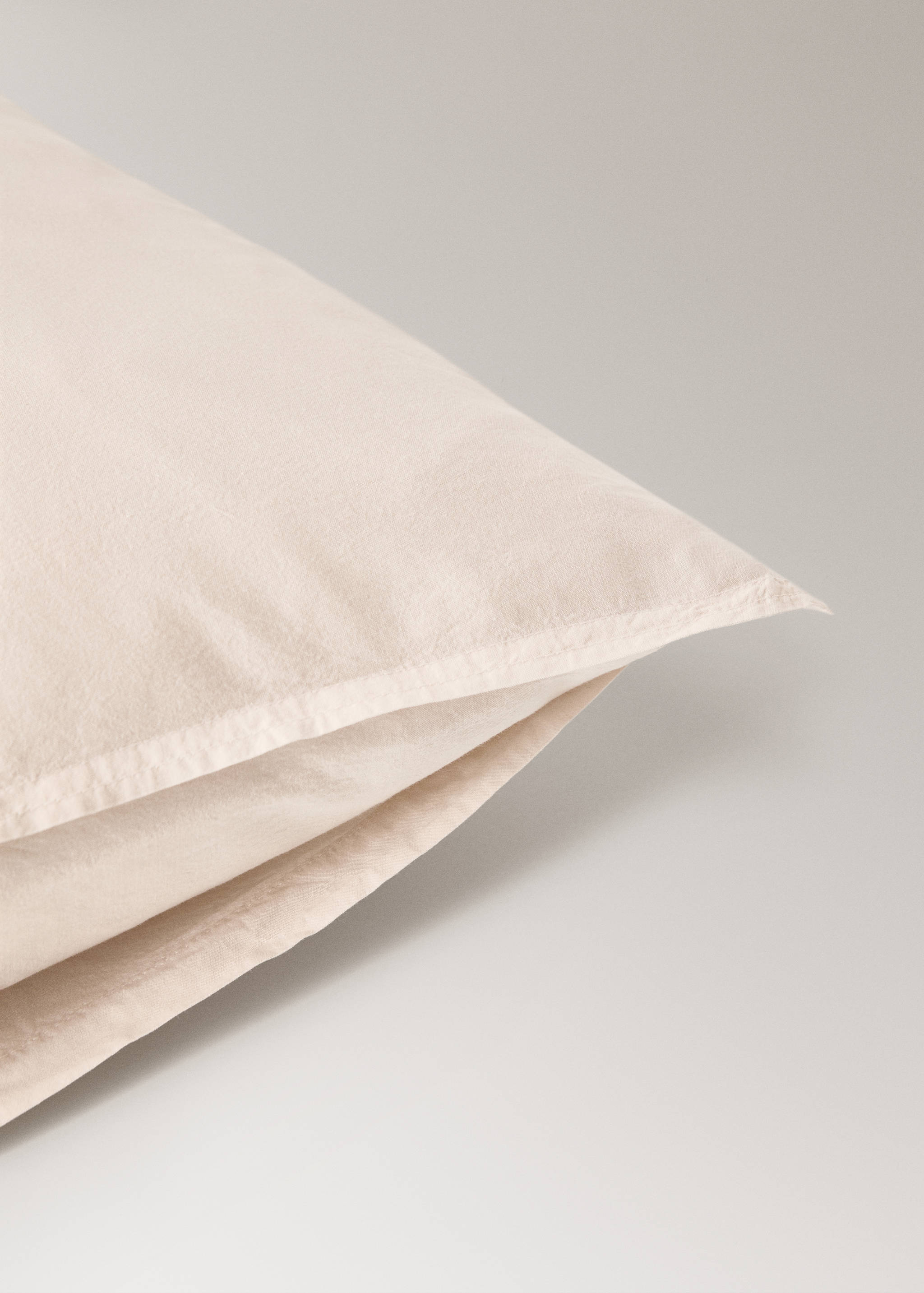 Children's washed cotton double-stitched pillowcase 50x75 cm - Details of the article 2