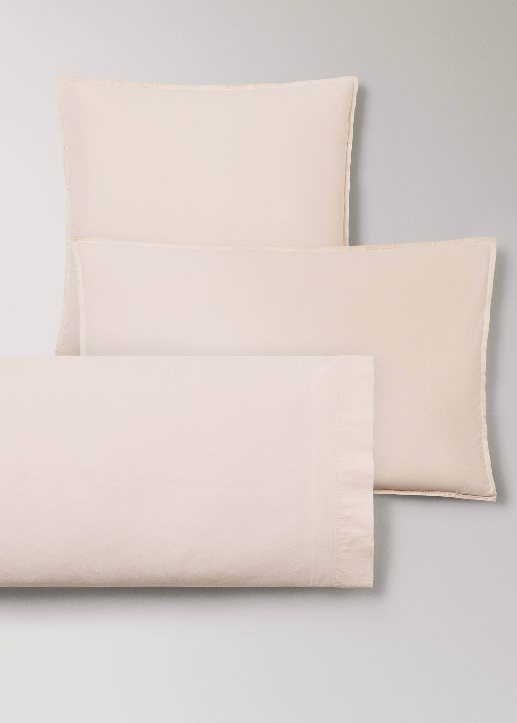Children's washed cotton double-stitched pillowcase 50x75 cm - Details of the article 3