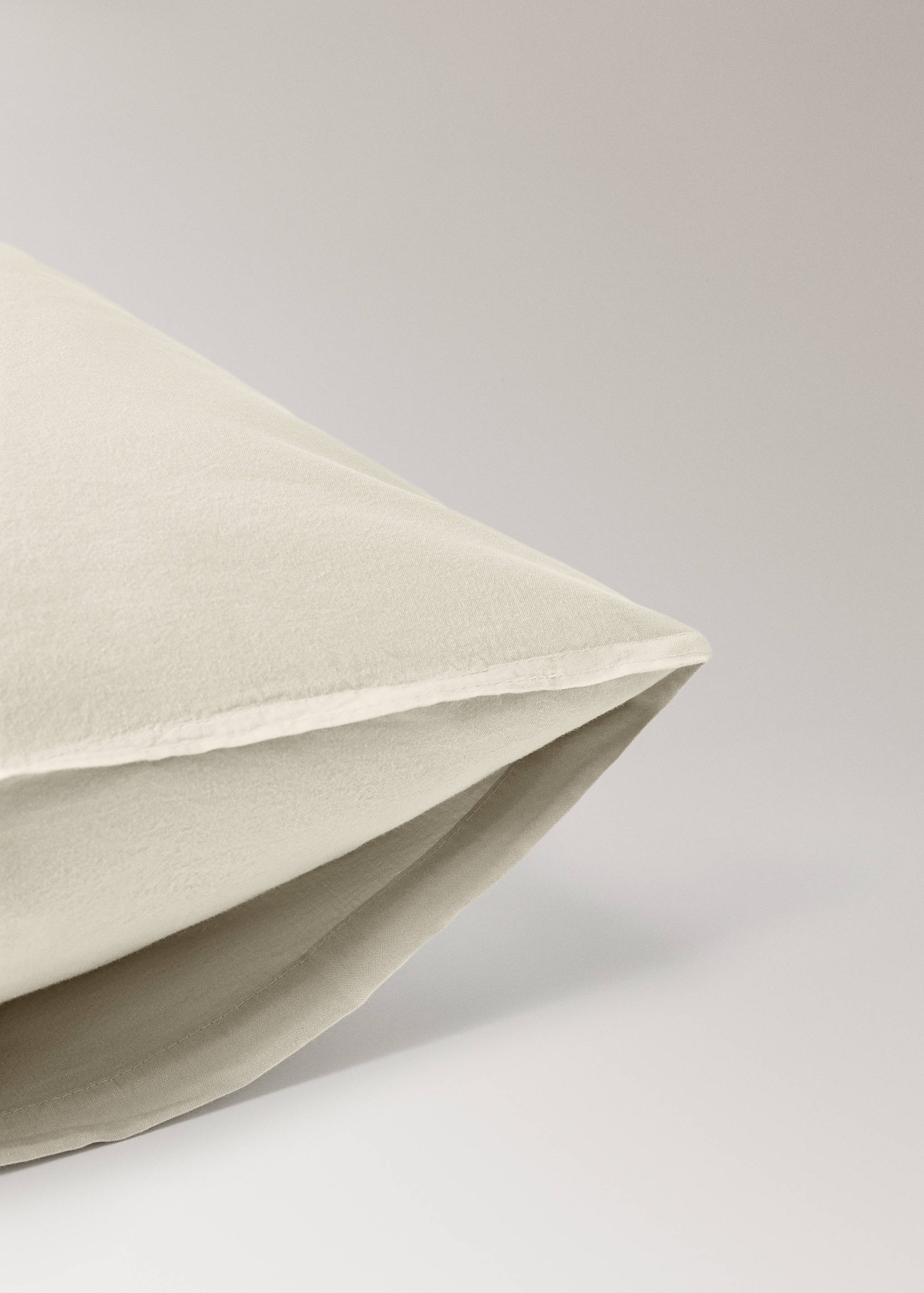 Children's washed cotton double-stitched pillowcase 50x75 cm - Details of the article 2