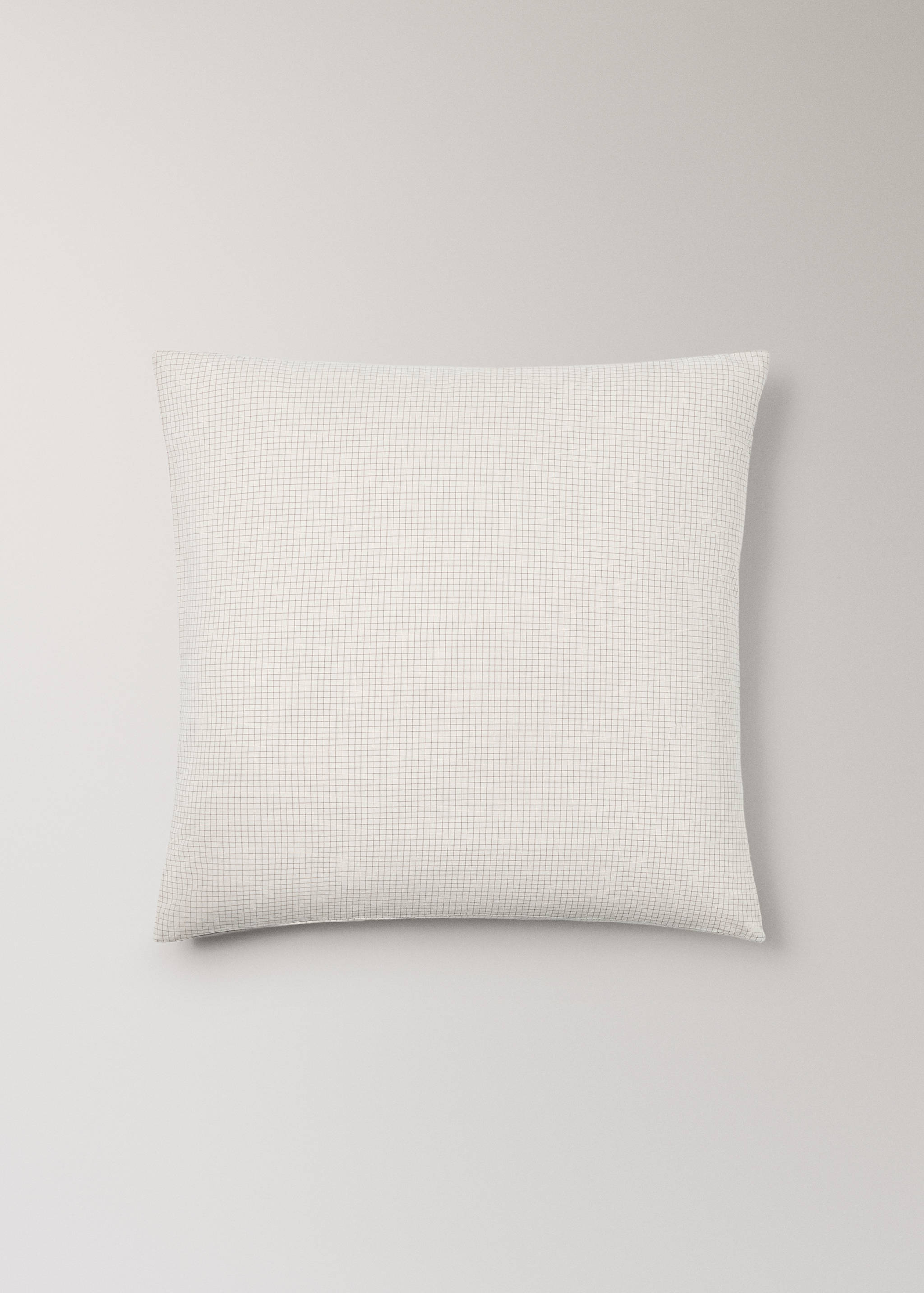 Kopfkissenbezug für Kinderbett mit feinem Karomuster,  60 x 60 cm - Artikel ohne Model