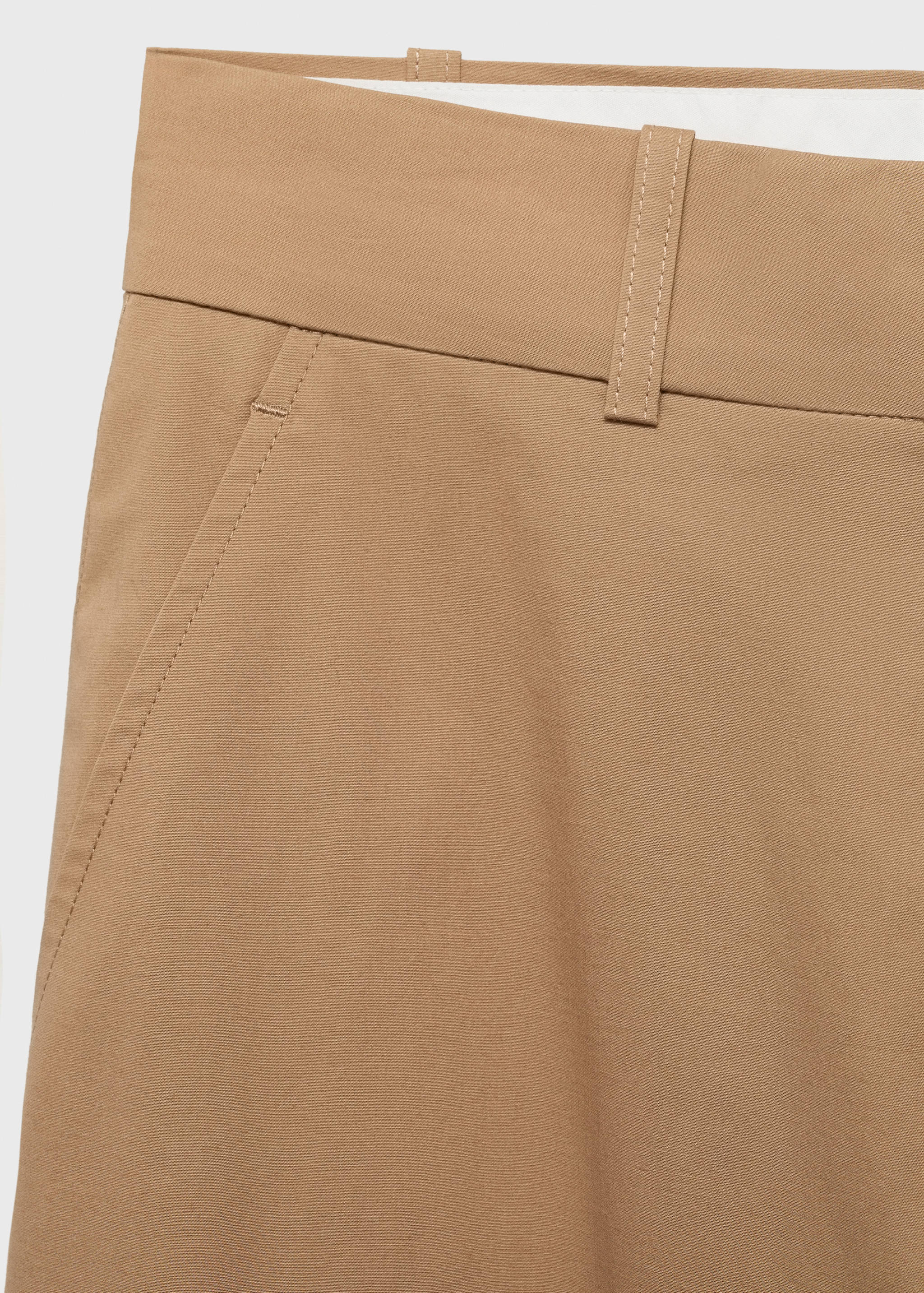 Mid-rise wide leg trousers - Details of the article 8