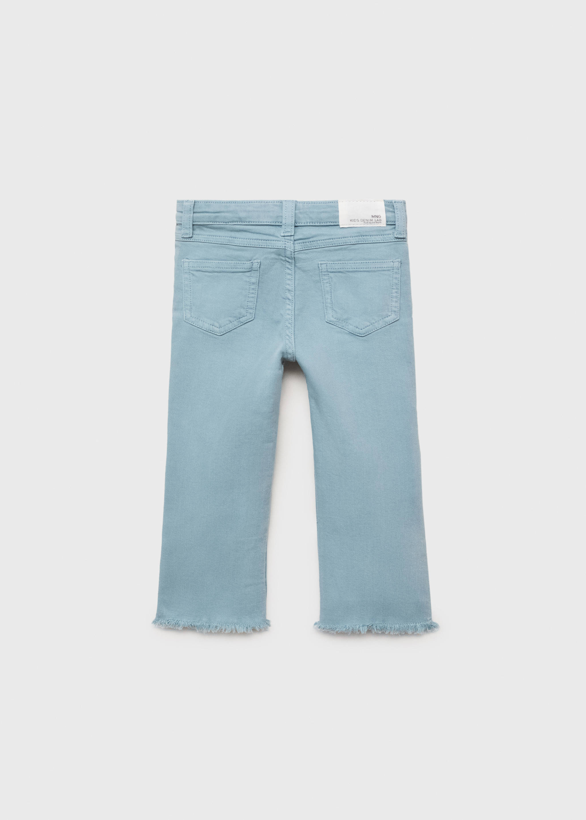 Frayed low-rise skinny jeans - Reverse of the article