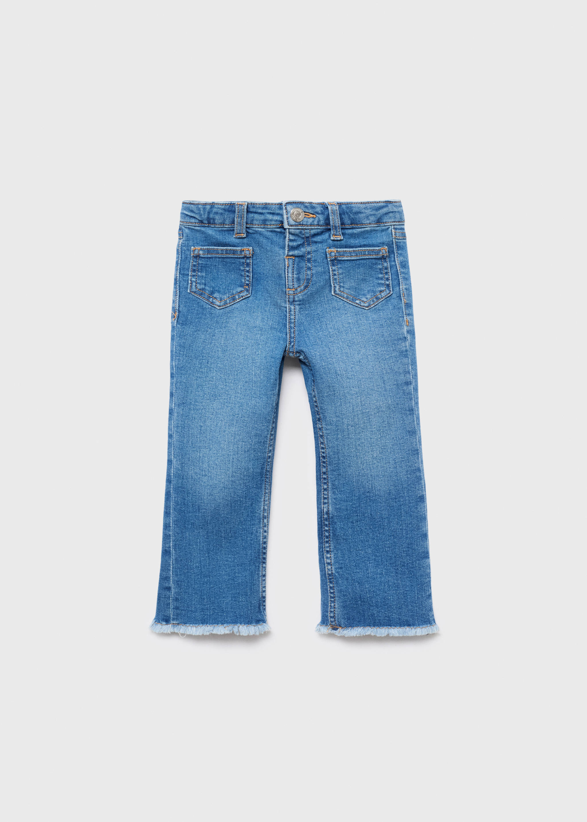 Jeans flare bordo sfilacciato - Articolo senza modello