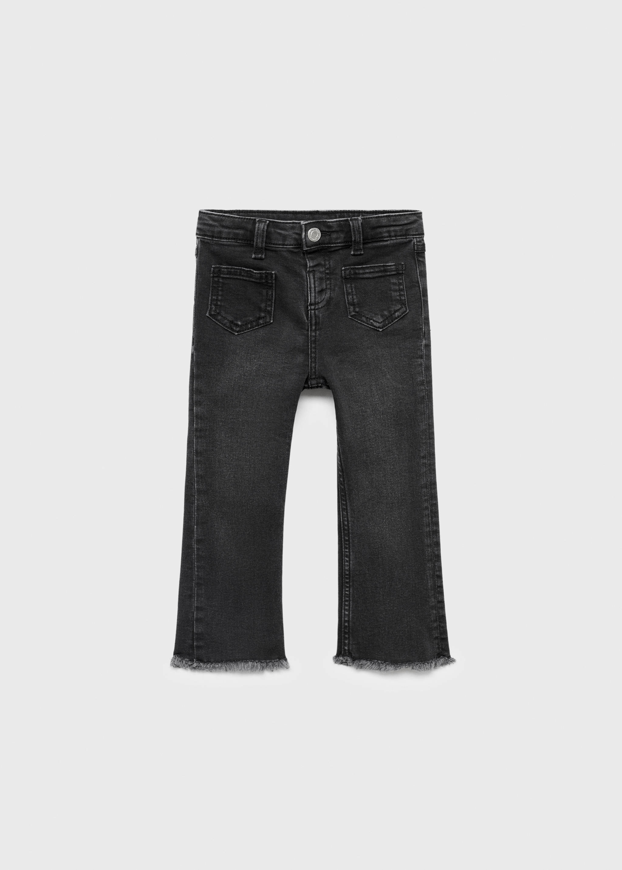 Jean flare ourlet effiloché - Article sans modèle