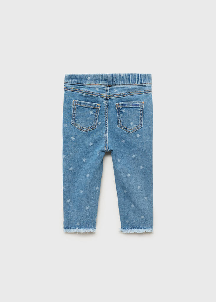 Skinny star jeans — Medium Blue