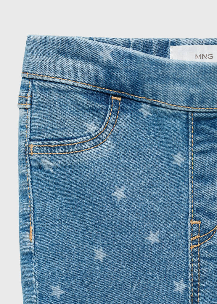 Skinny star jeans — Medium Blue