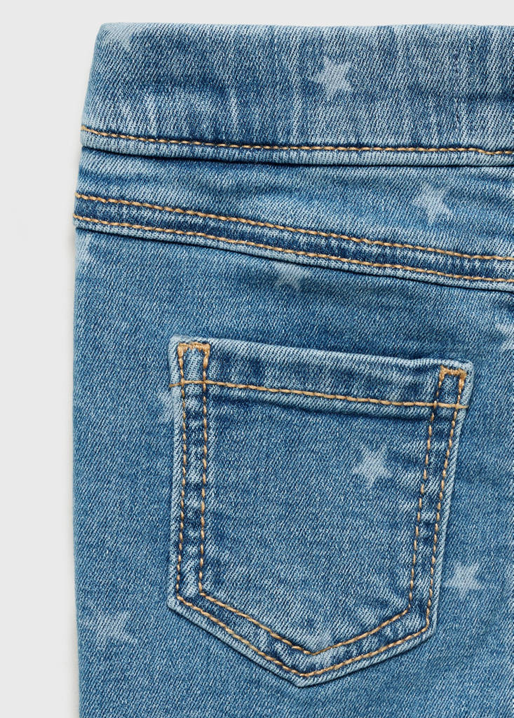 Skinny star jeans — Medium Blue