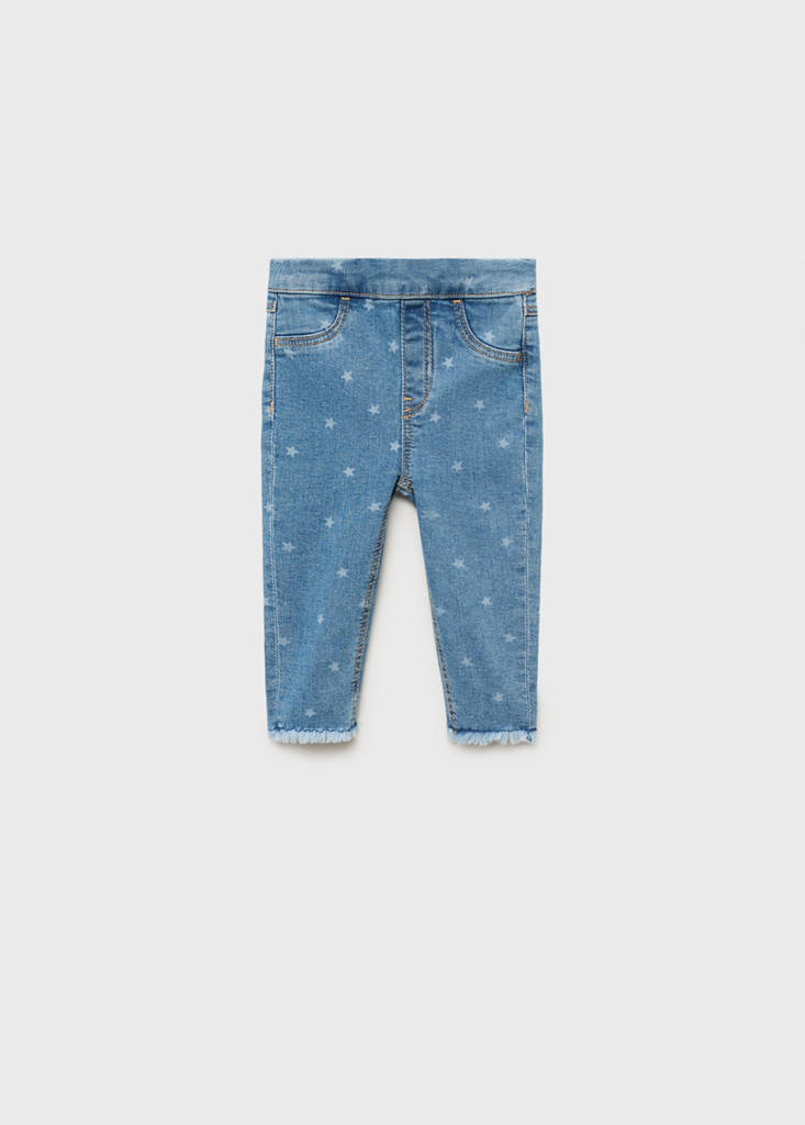 Skinny star jeans — Medium Blue