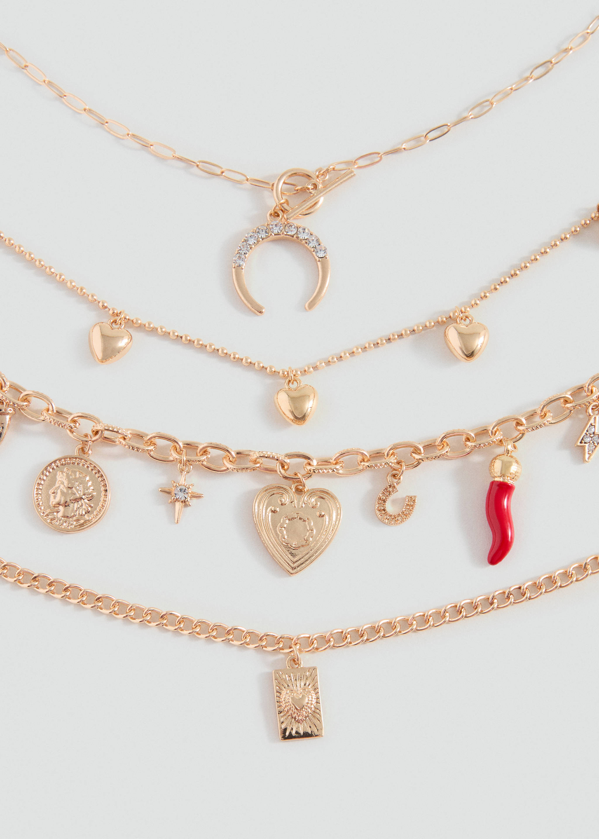 Pack of 4 pendants - Medium plane