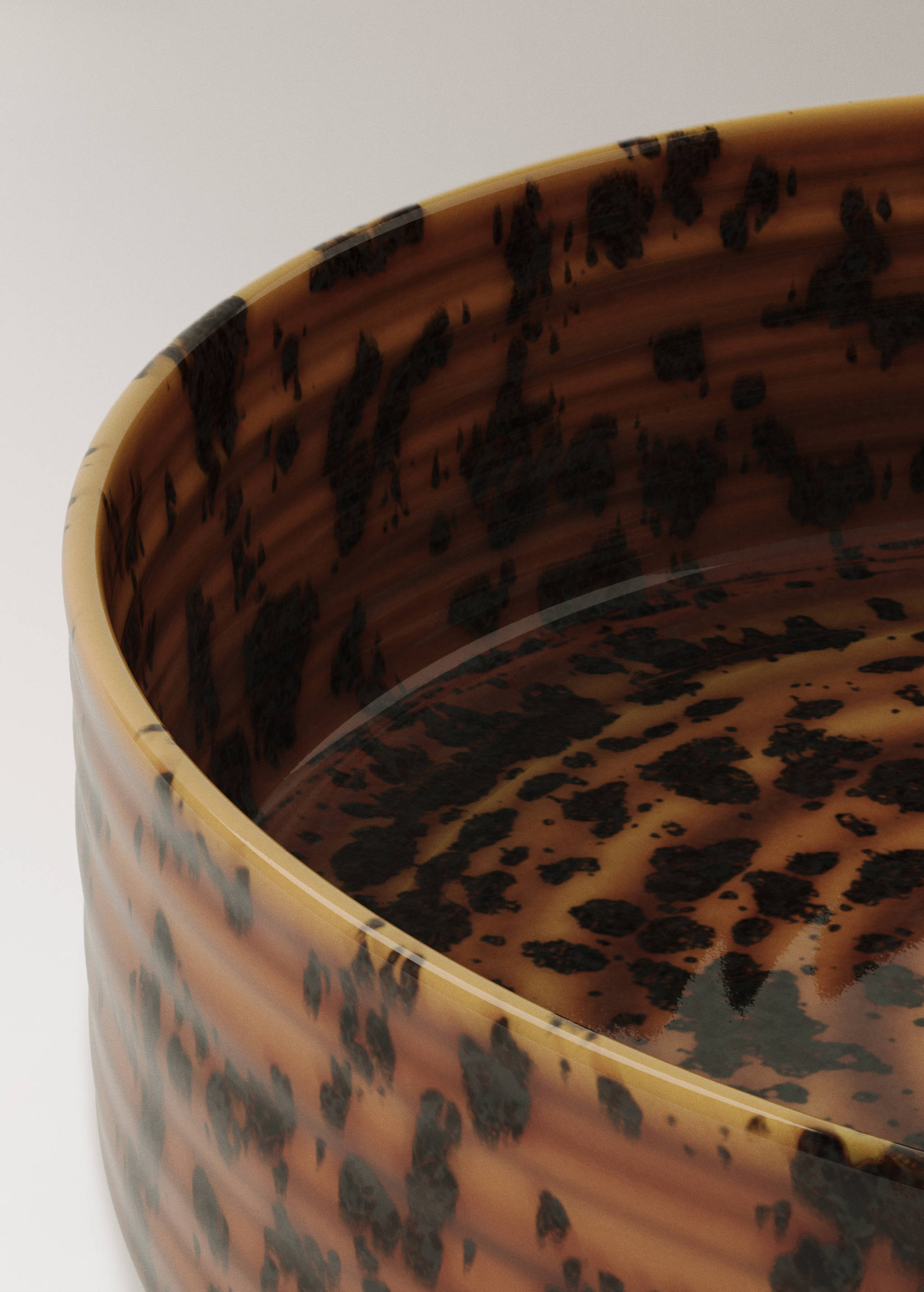 Medelstor skål i keramik med reaktiv glasyr - Detaljer om artikeln 3