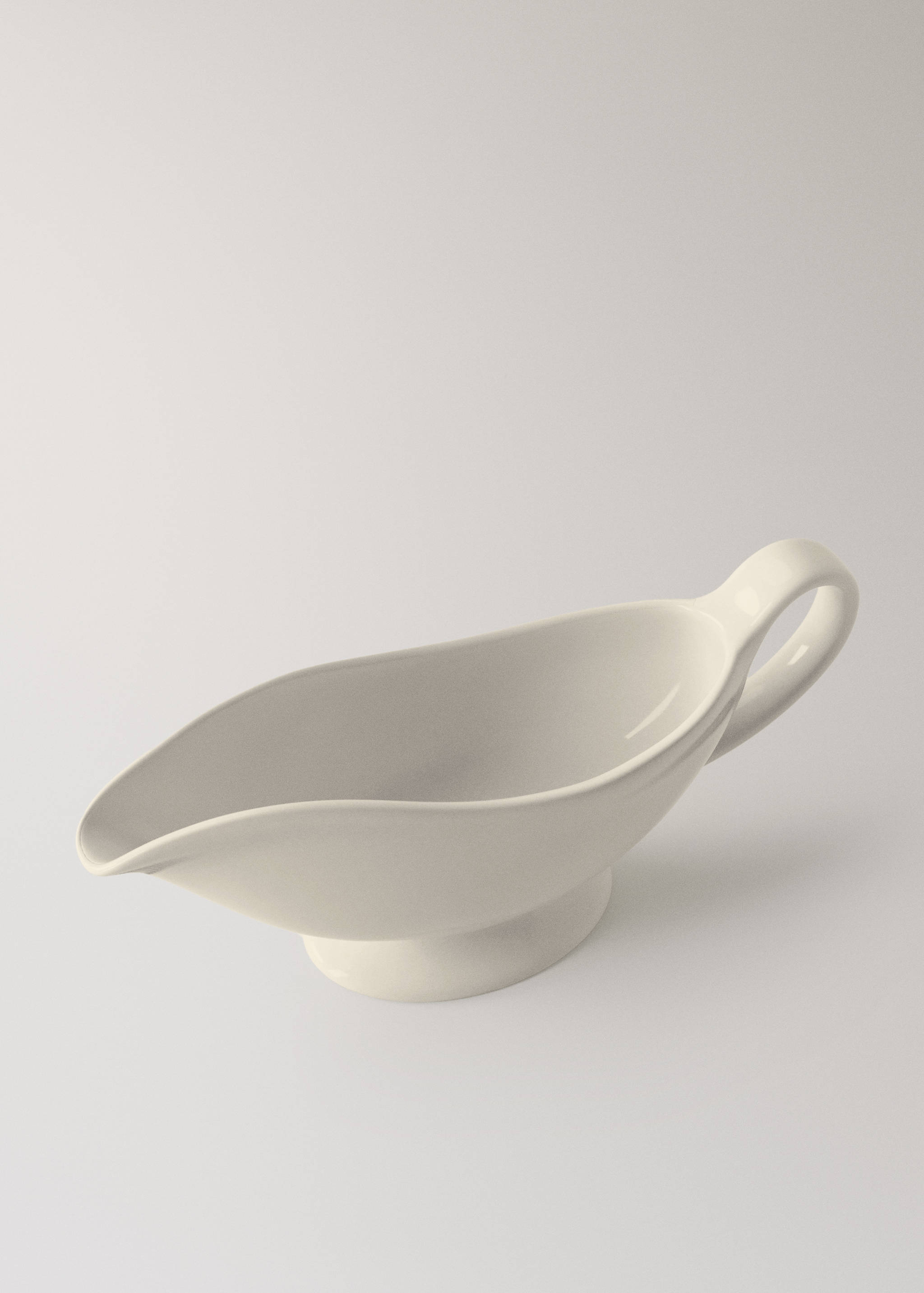 Oval stoneware sauce boat - Details of the article 1