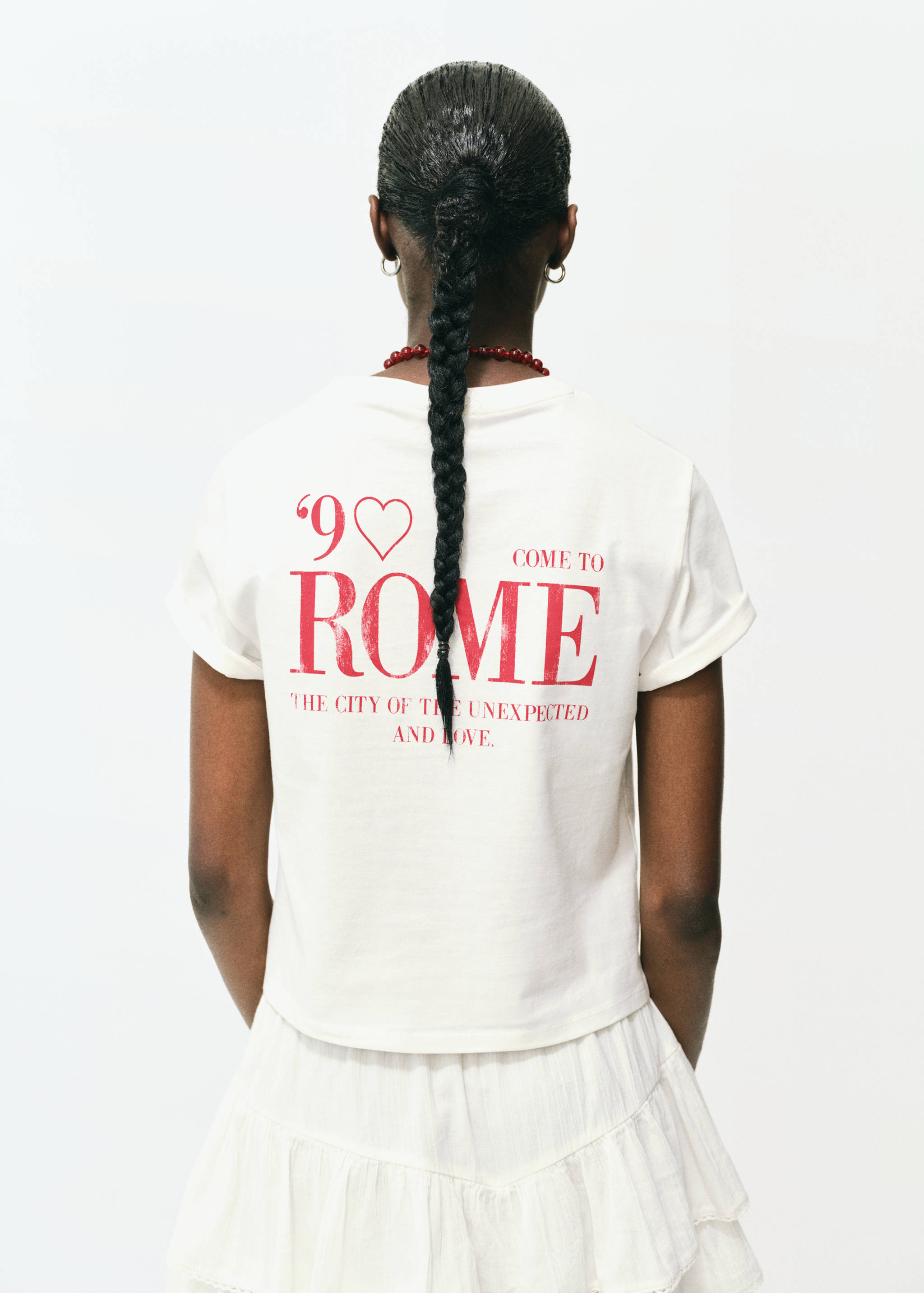 Тениска с принт - Обратна страна на артикула