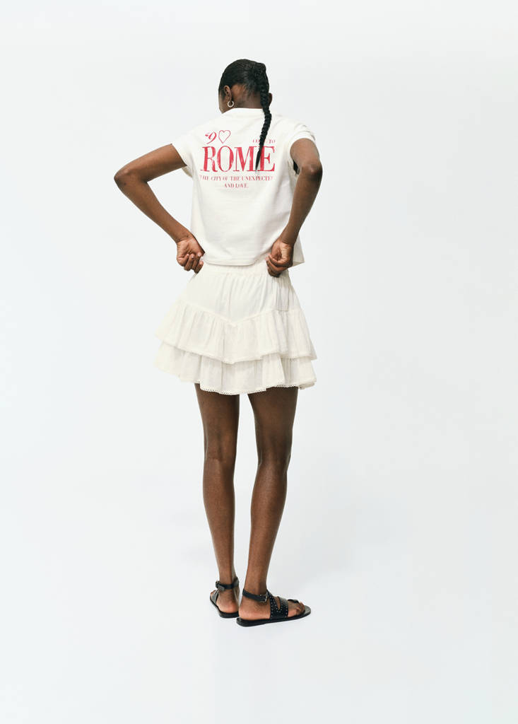 Short-sleeved printed t-shirt — Off White