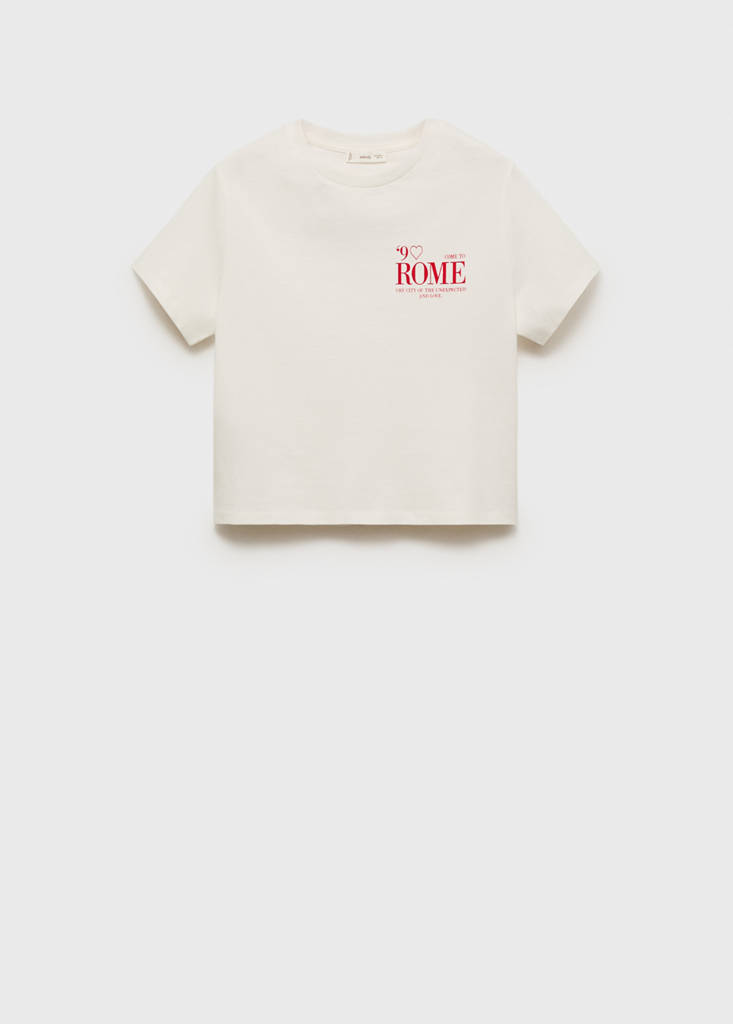 Short-sleeved printed t-shirt — Off White