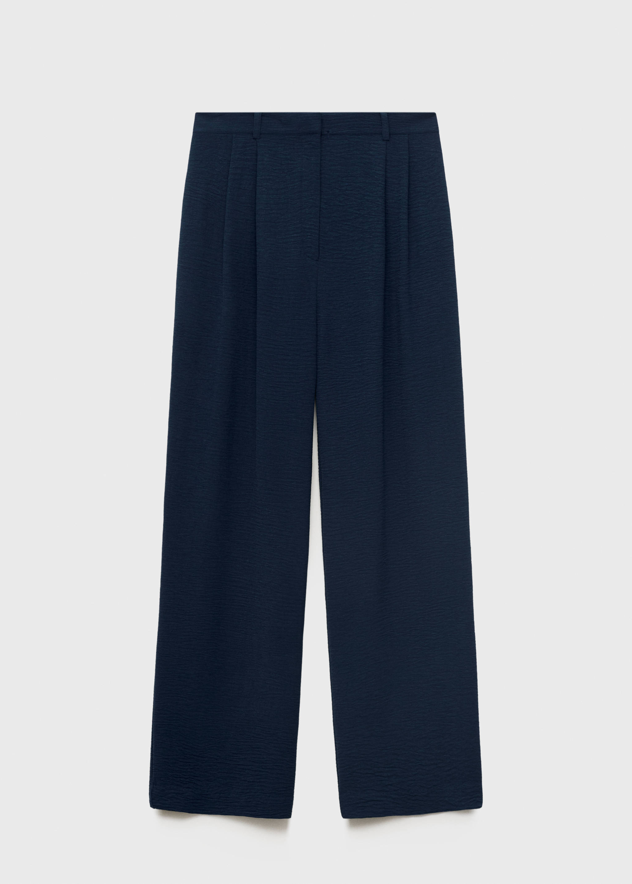 Straight-fit pleated pants - Article without model