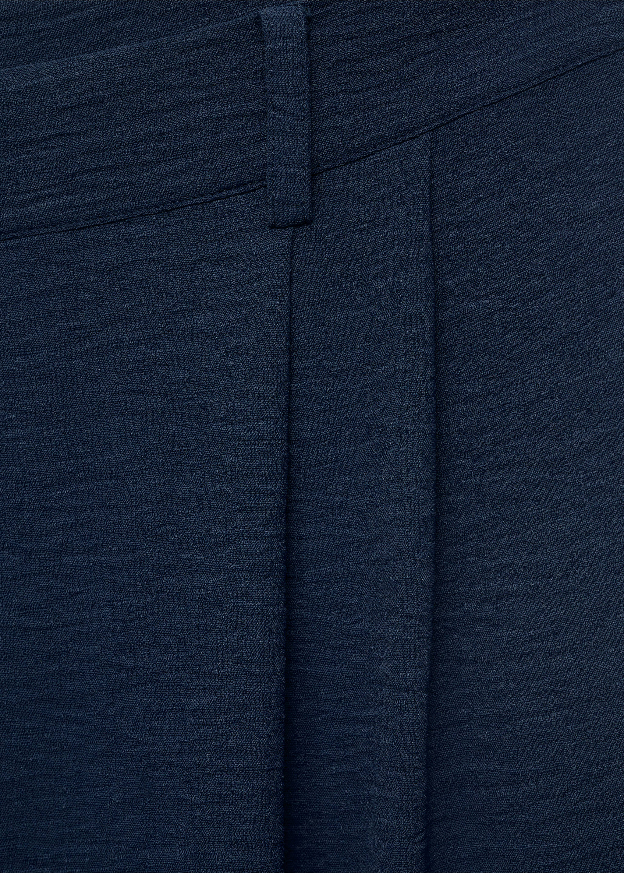 Прямые брюки с защипами - Деталь изделия 8, Глубокий темно-синий. Ref: 17012540-00.