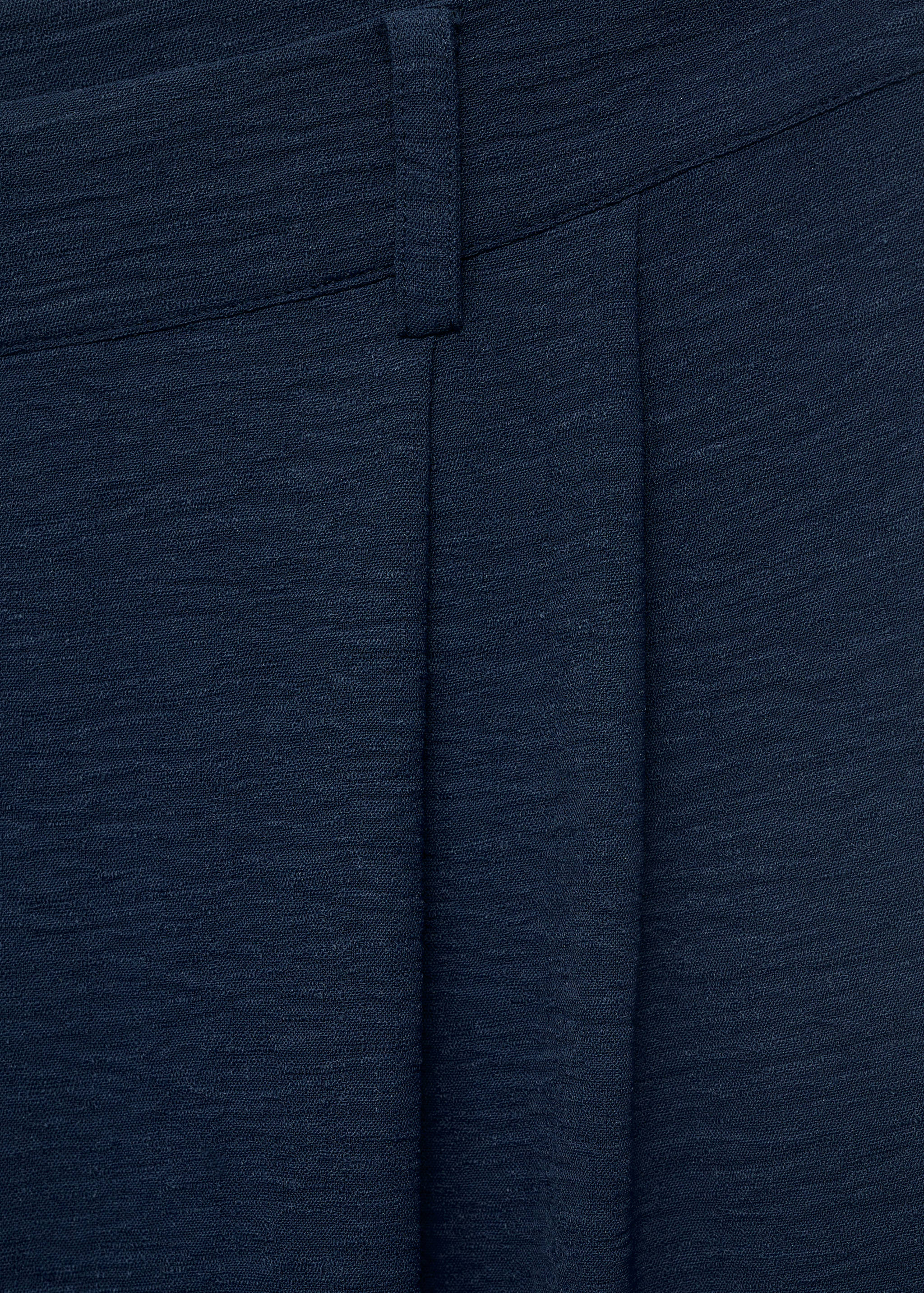 Straight-fit pleated pants - Details of the article 8