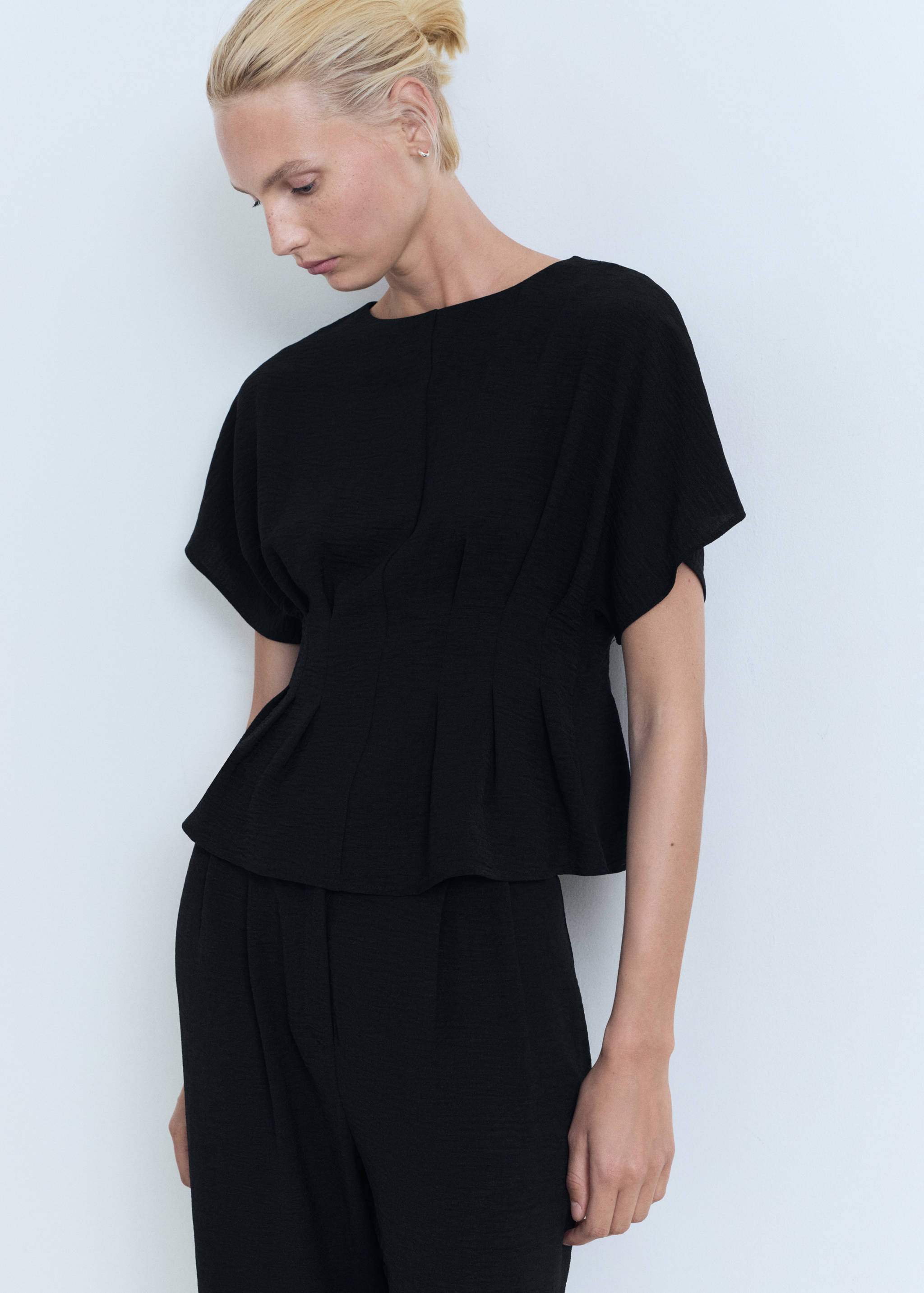 Straight fit hlače s ušitcima - Detalji artikla 1