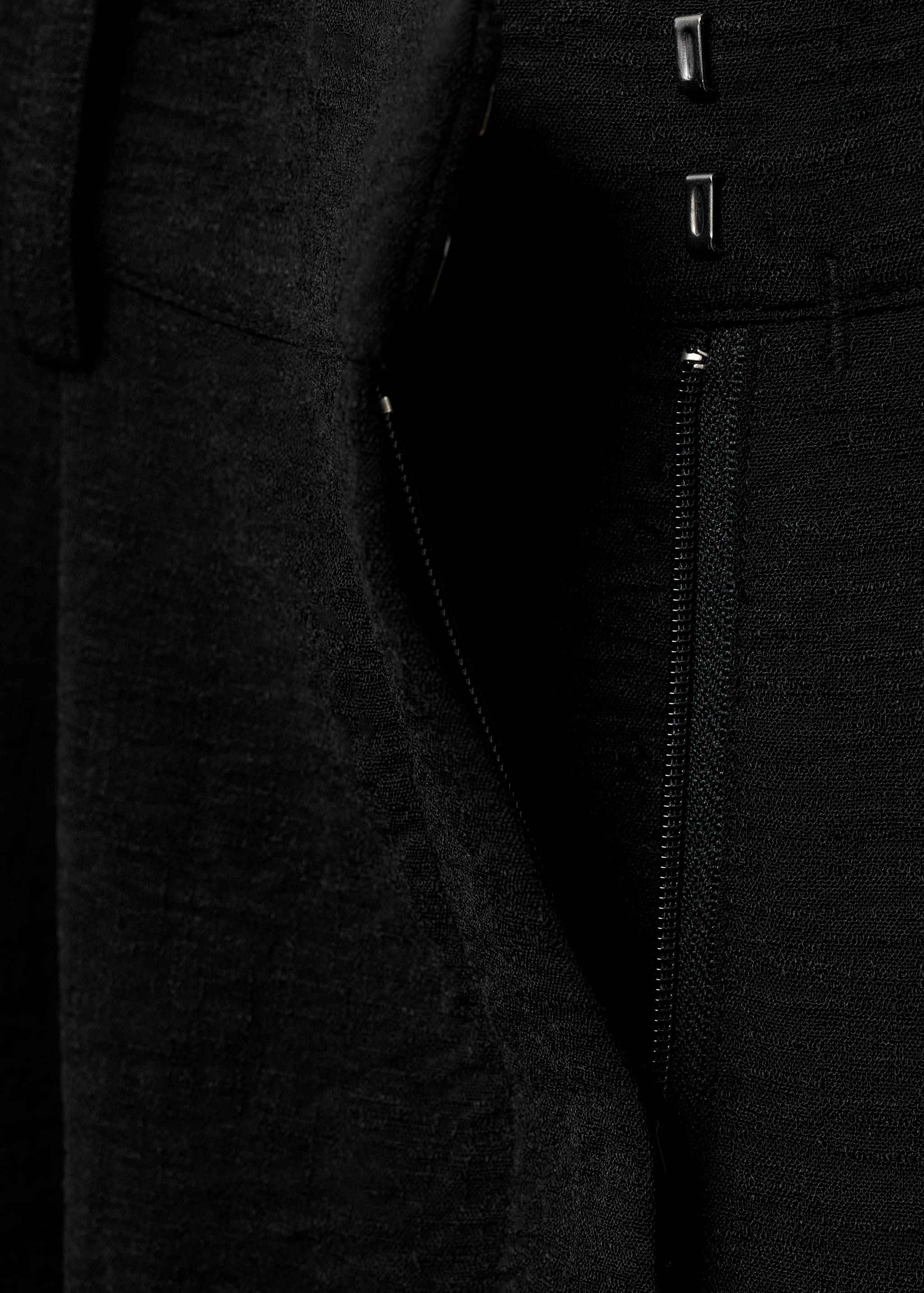 Straight fit hlače s ušitcima - Detalji artikla 0