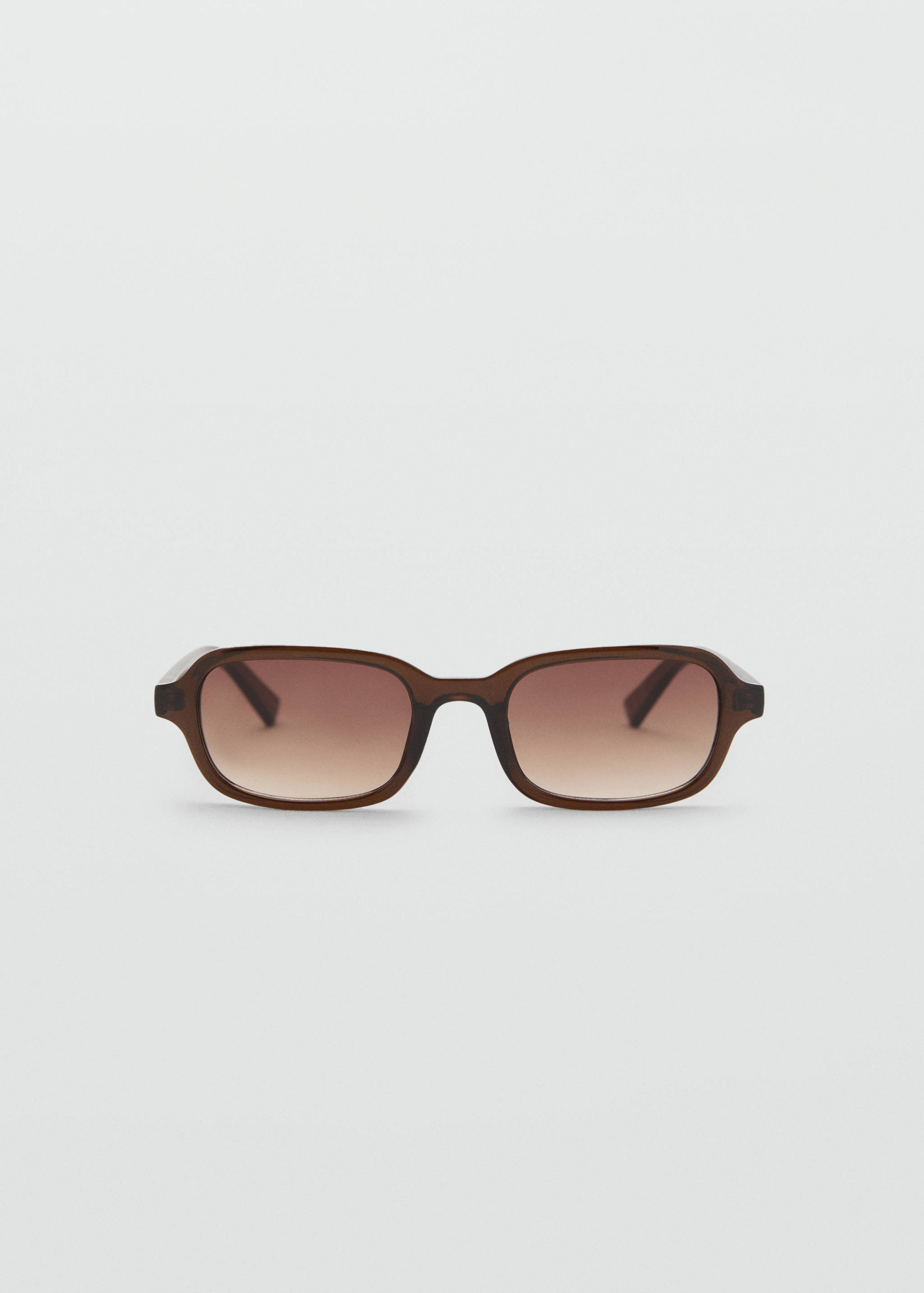 Sonnenbrille mit rechteckigem Brillengestell - Artikel ohne Model