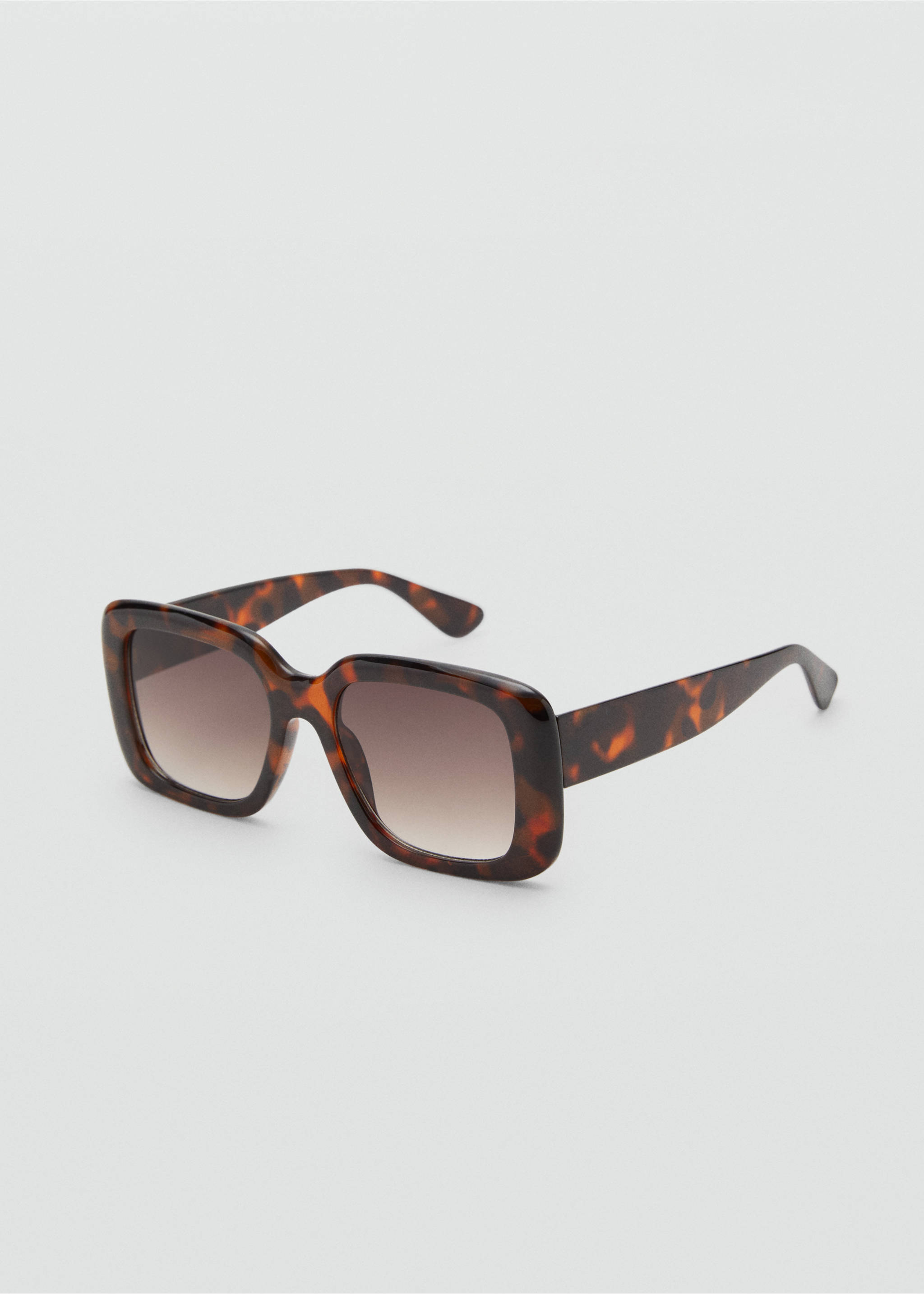 Gafas de sol montura cuadrada - Plano medio, Chocolate. Ref: 17012545-00.