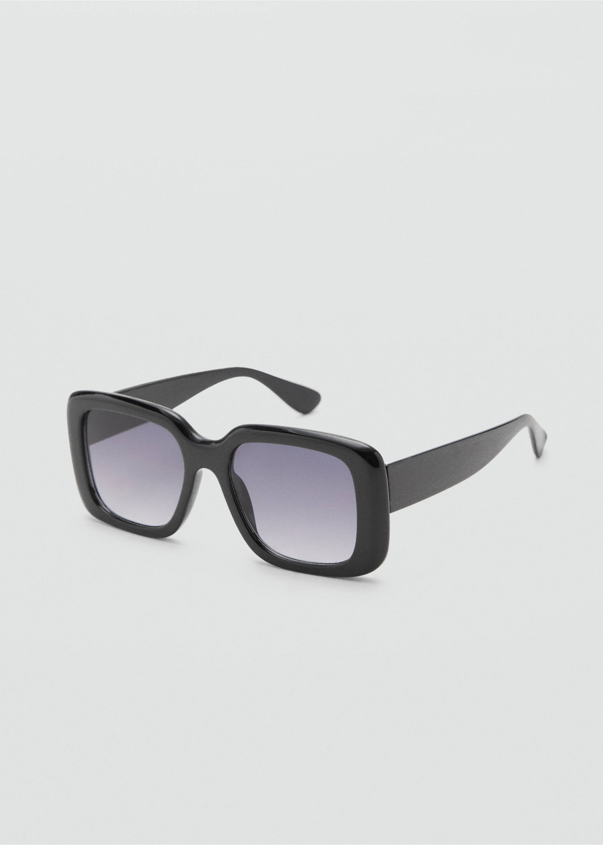 Gafas de sol montura cuadrada - Plano medio, Negro. Ref: 17012545-00.