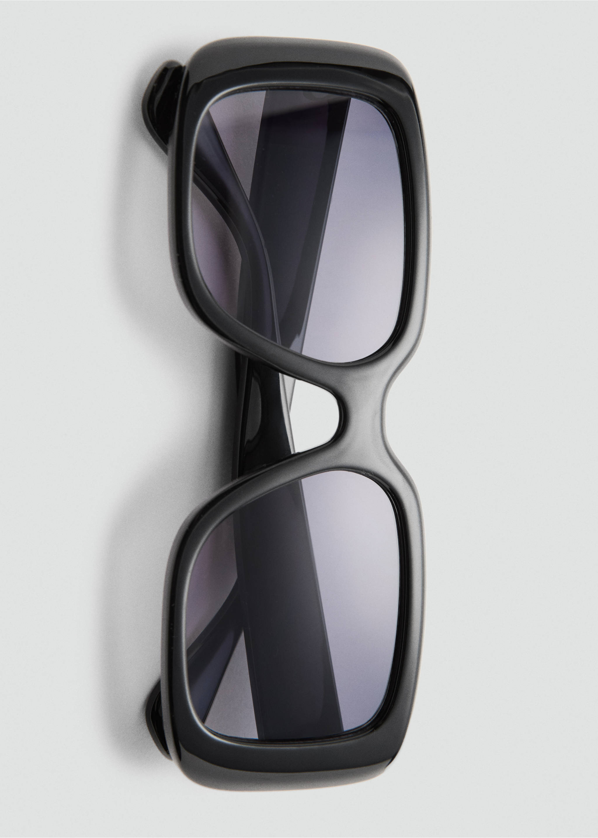Gafas de sol montura cuadrada - Detalle del artículo 2, Negro. Ref: 17012545-00.