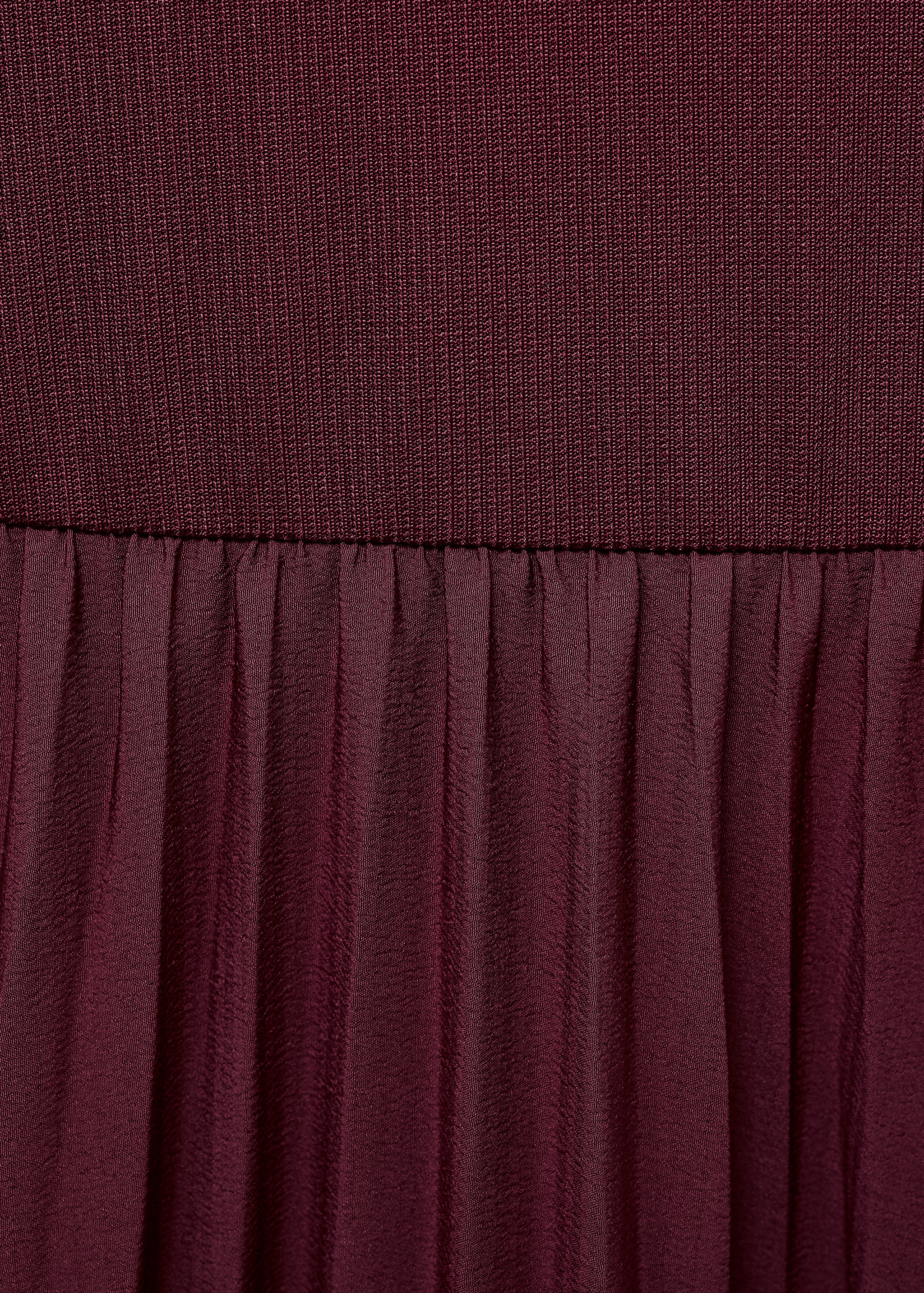 Vestido plissado combinado - Pormenor do artigo 8