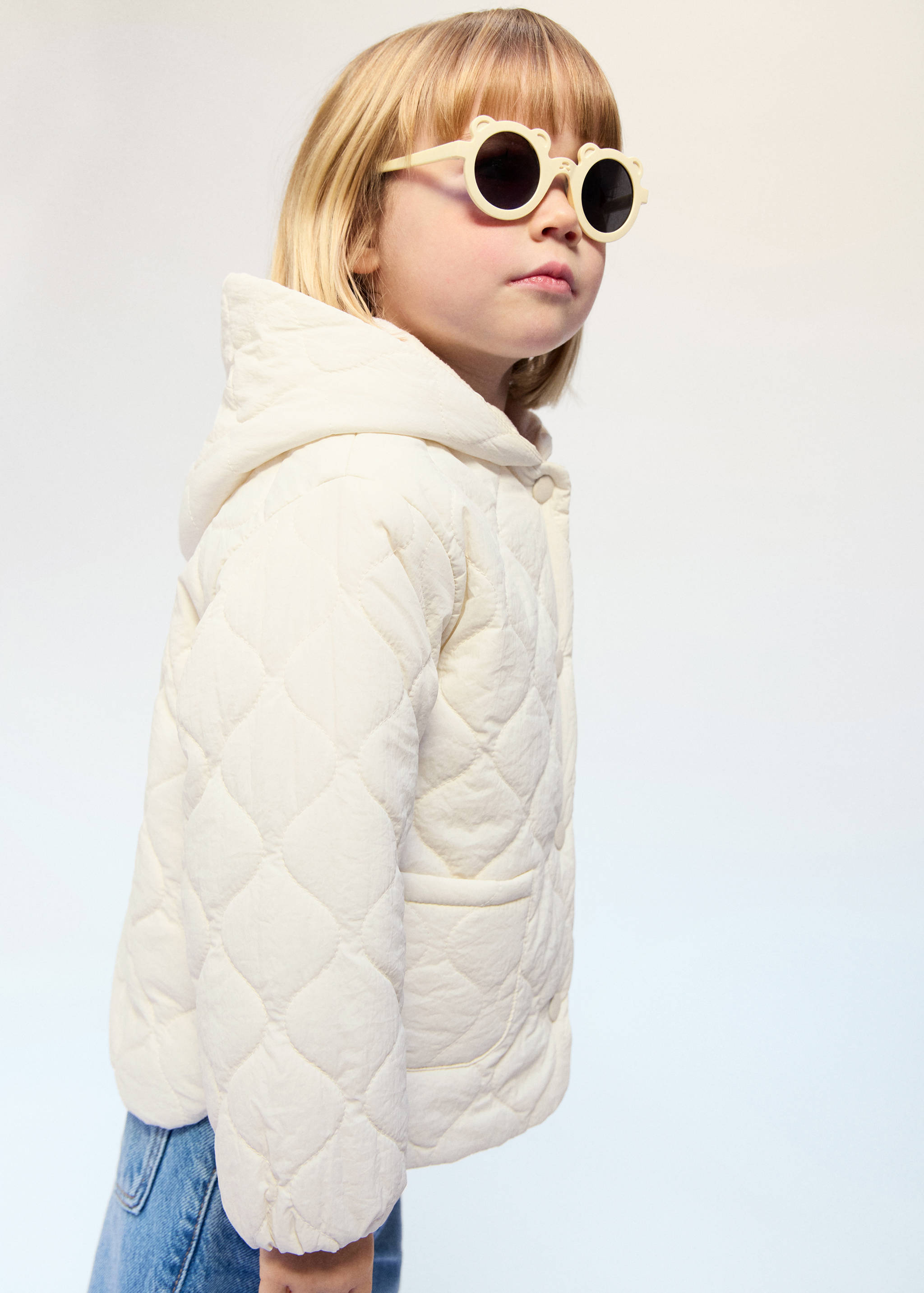 Anorak acolchado capucha - Plano general