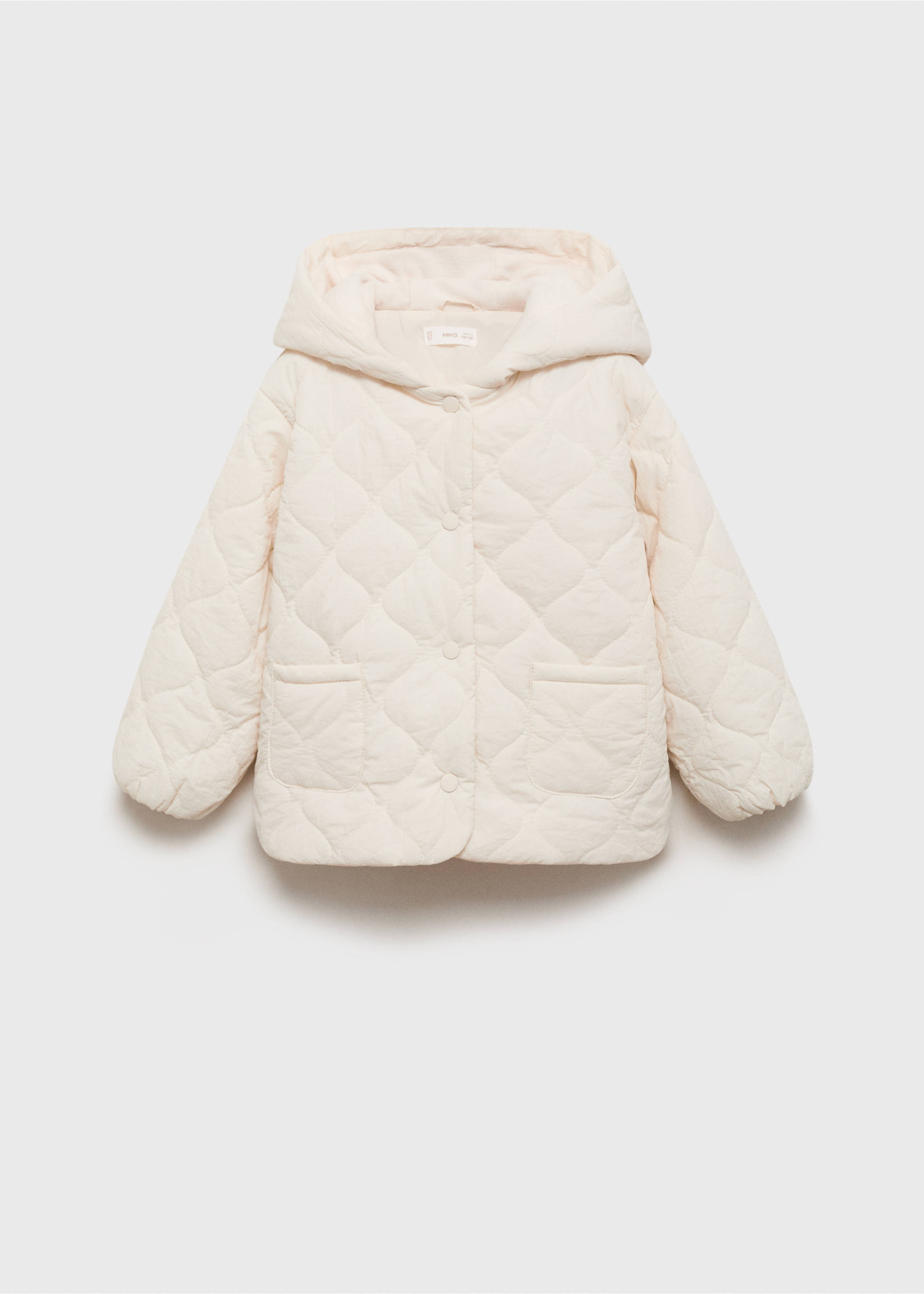 Anorak acolchado capucha - Artículo sin modelo, Crudo. Ref: 17012898-00.