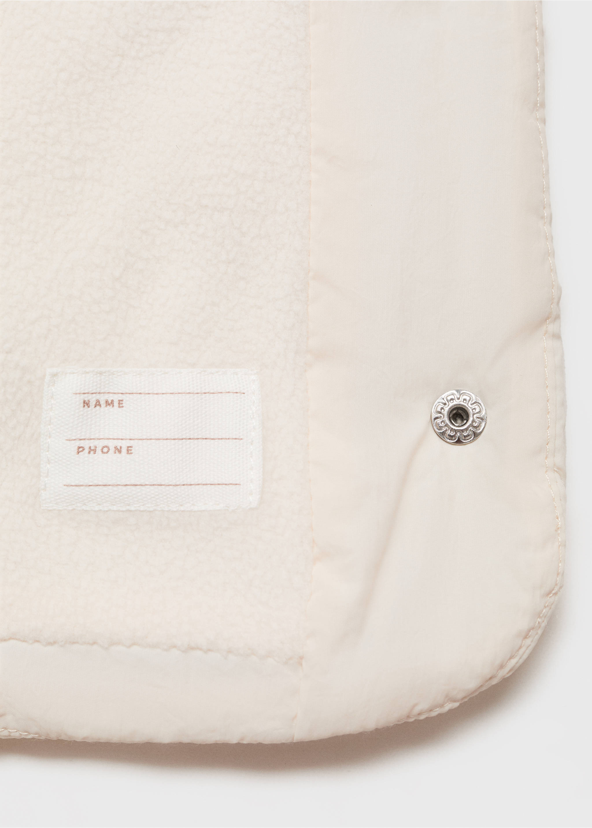 Anorak acolchado capucha - Detalle del artículo 0, Crudo. Ref: 17012898-00.