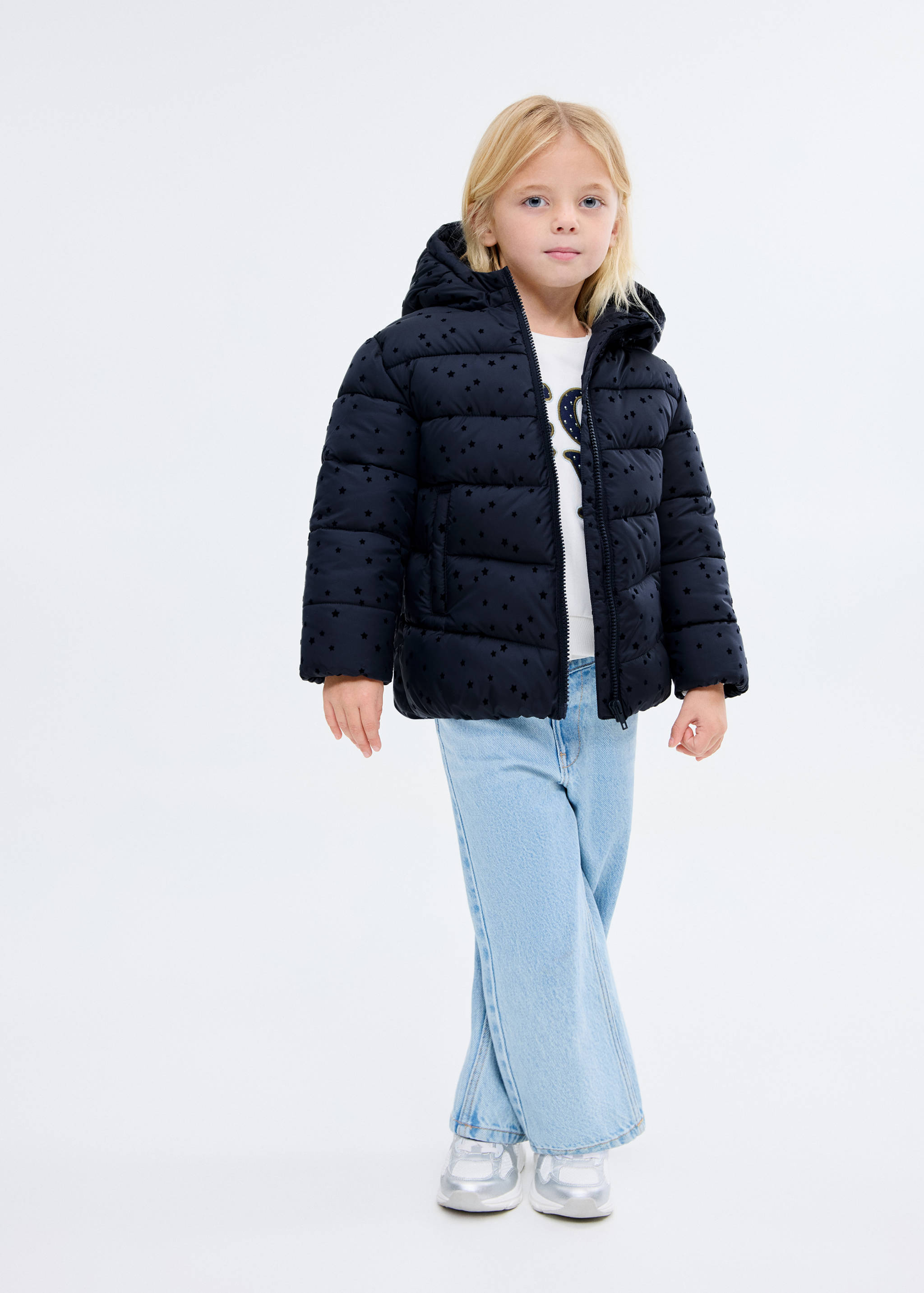Anorak estrellas acolchado - Plano general
