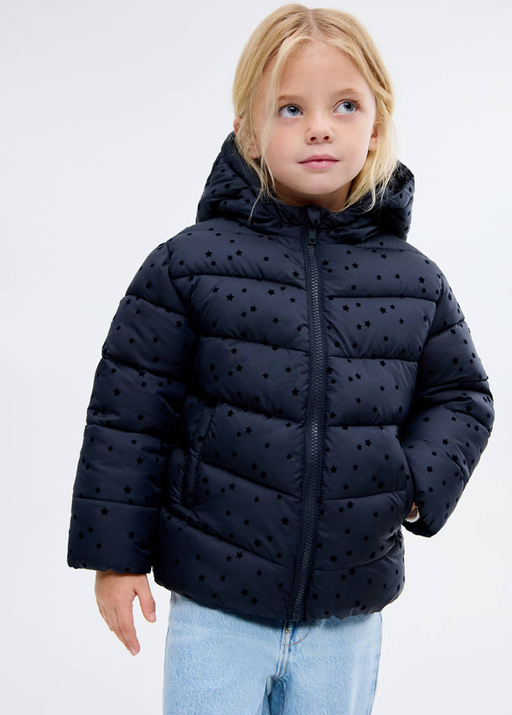 Stars puffer jacket — Navy