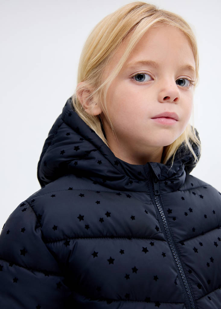 Stars puffer jacket — Navy