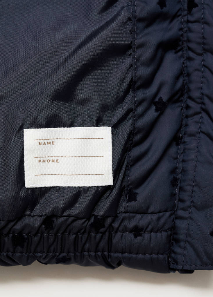 Stars puffer jacket — Navy