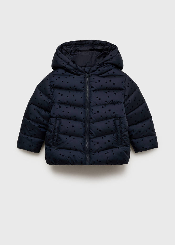Stars puffer jacket — Navy