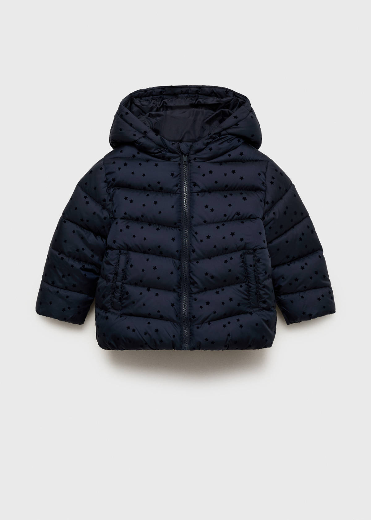 Stars puffer jacket — Navy