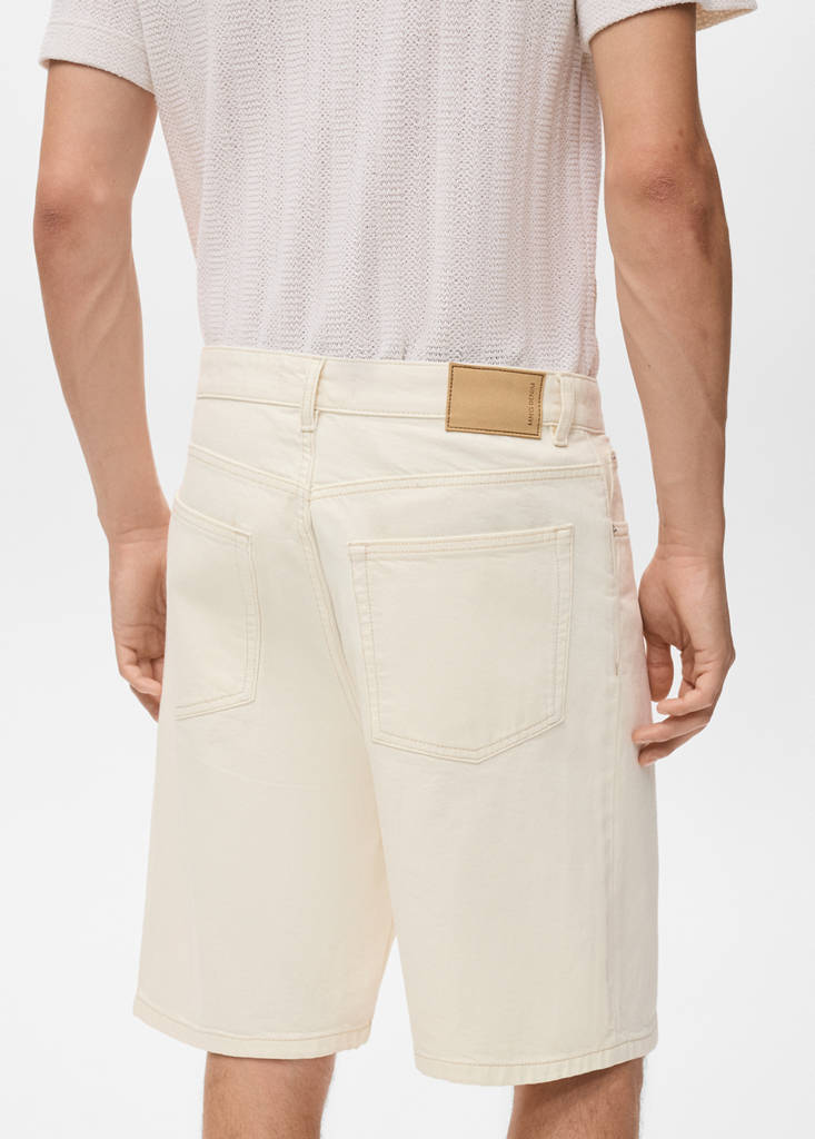 Denim relaxed-fit bermuda shorts - thumbnail 7