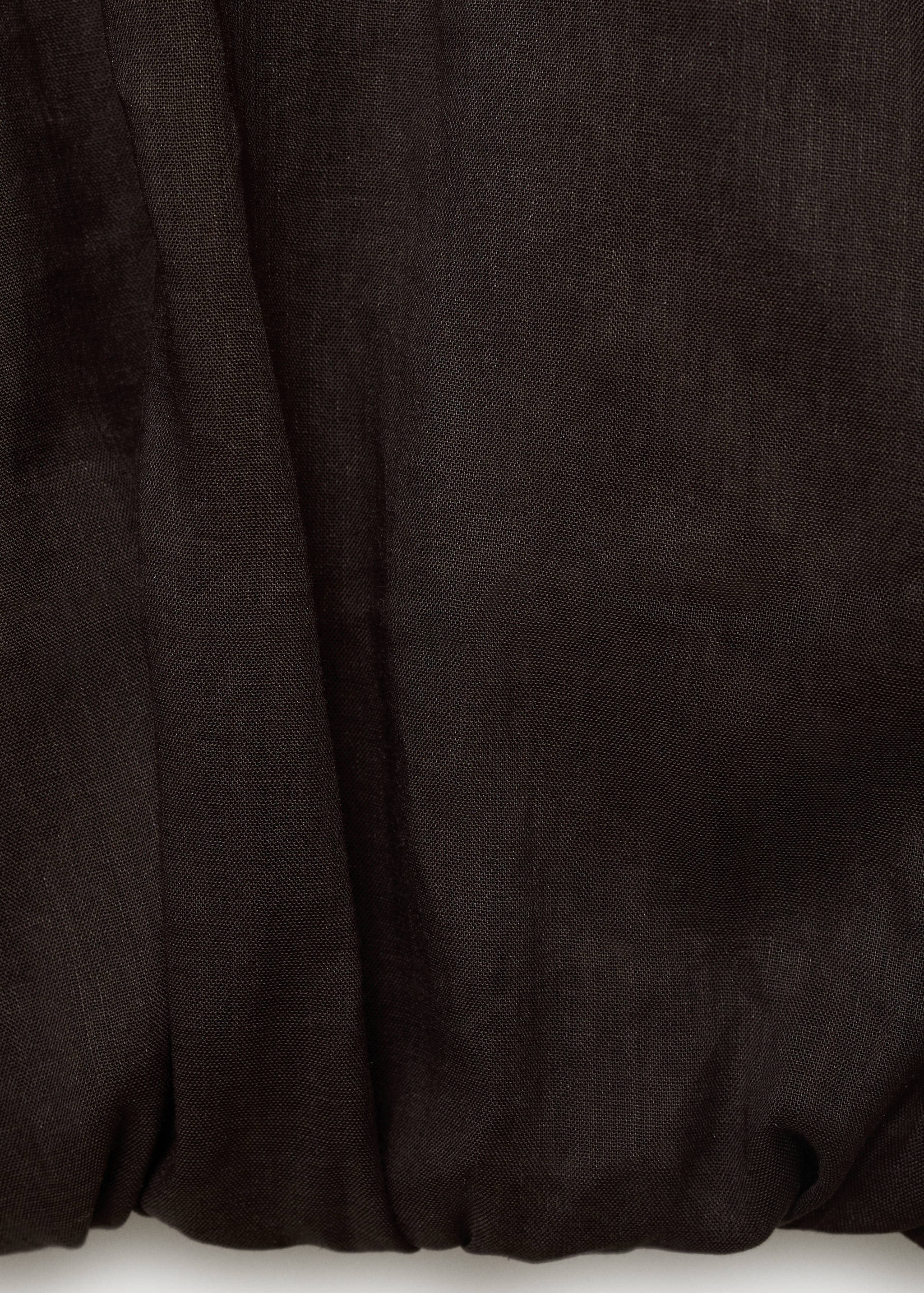 Chemisier en ramie court bouffant - Détail de l'article 0