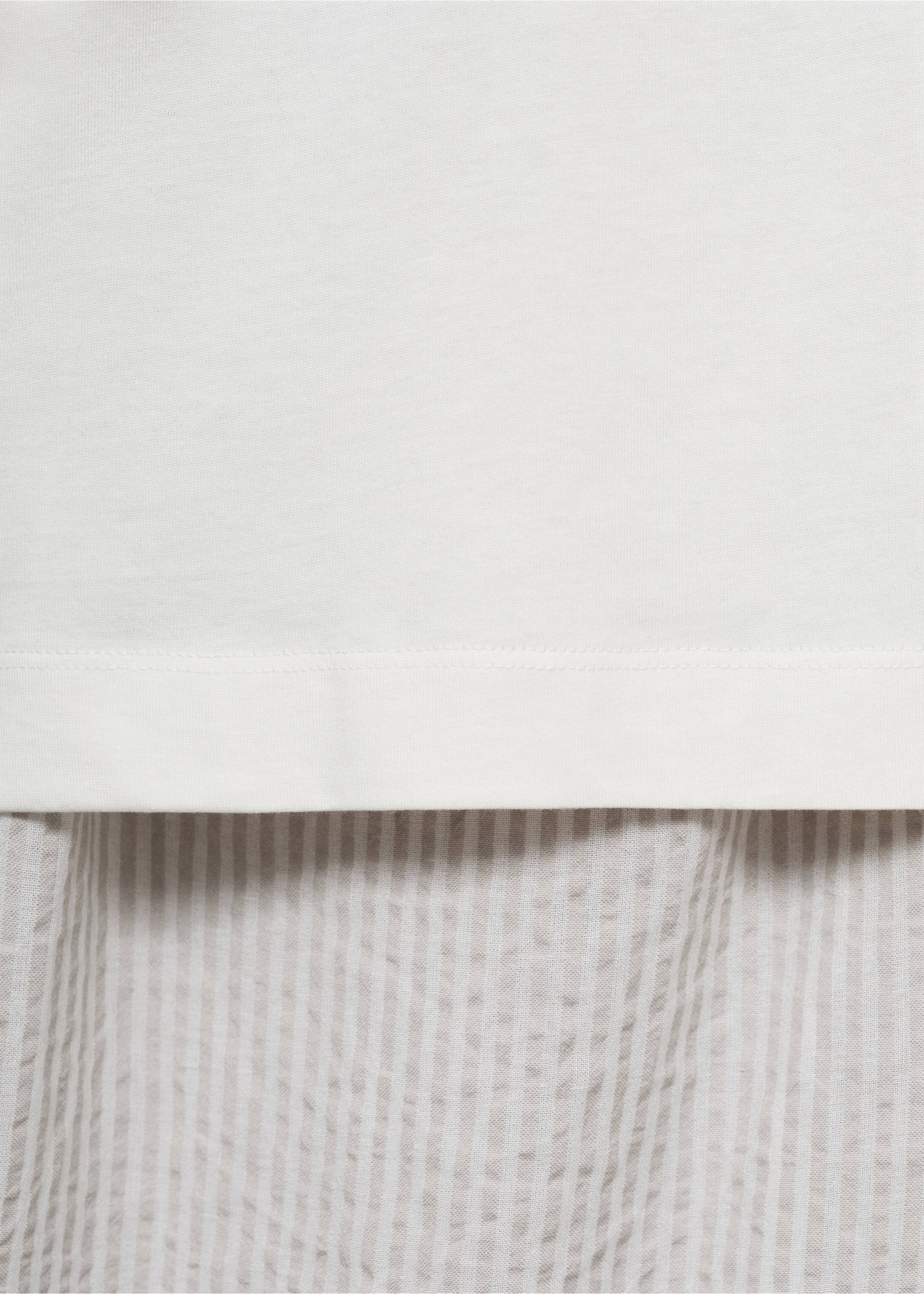 Pyjama deux pièces rayures seersucker - Détail de l'article 8, Marron moyen. Ref: 17012905-00.