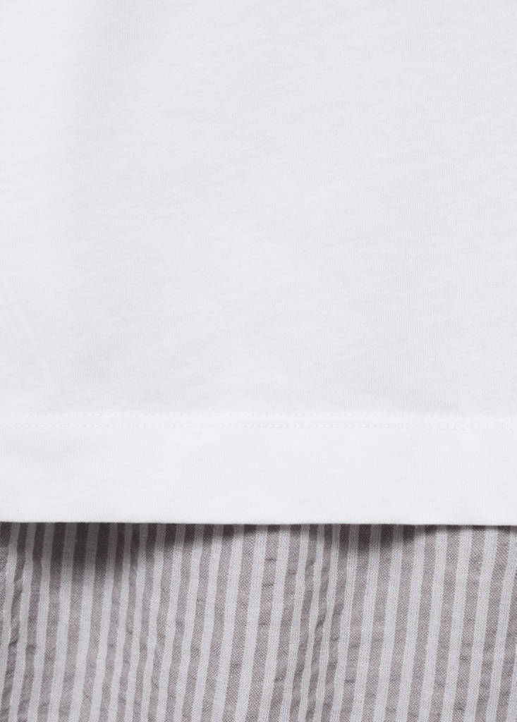 Seersucker striped two-piece pyjamas — Charcoal