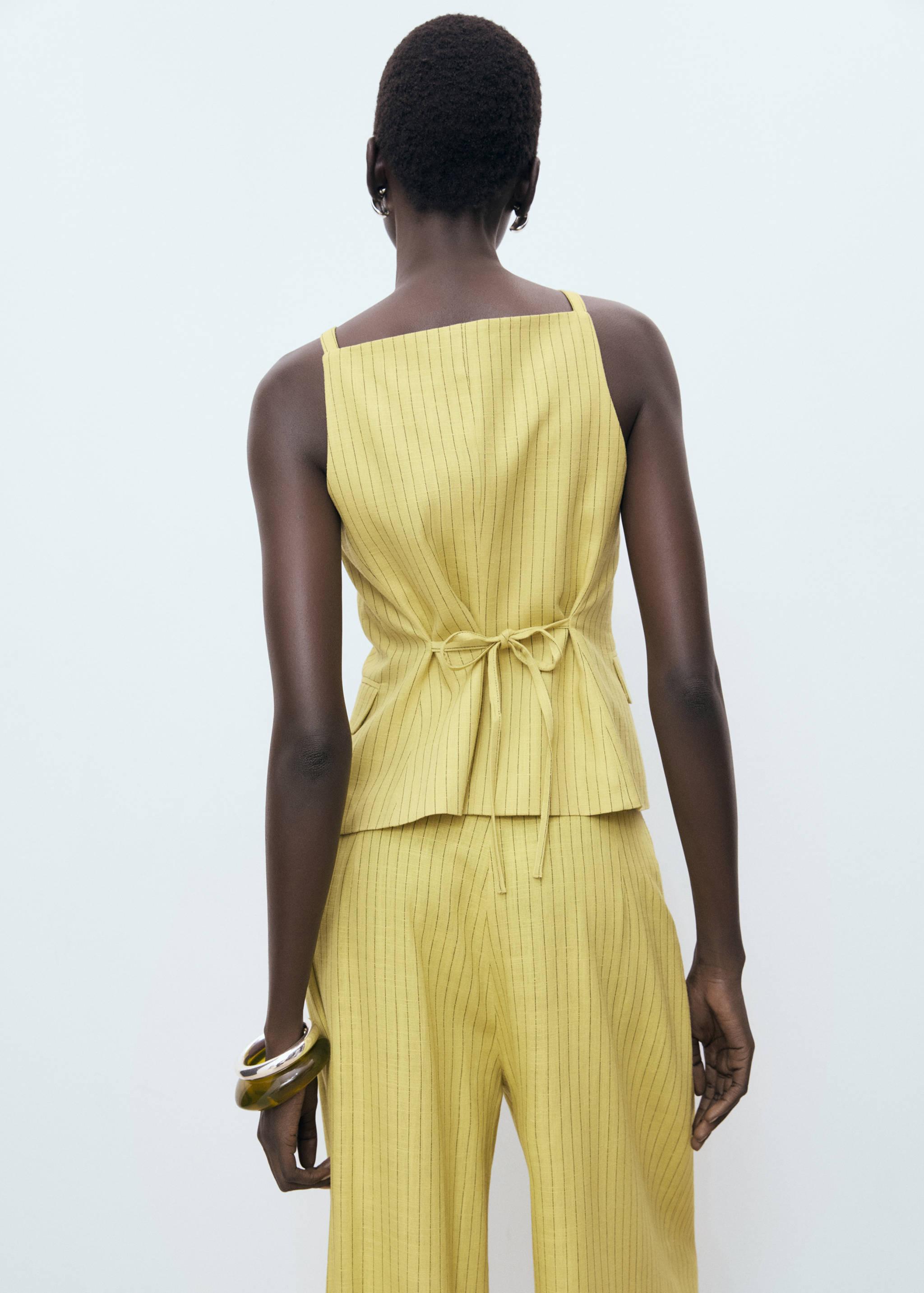 Buttons striped top - Reverse of the article