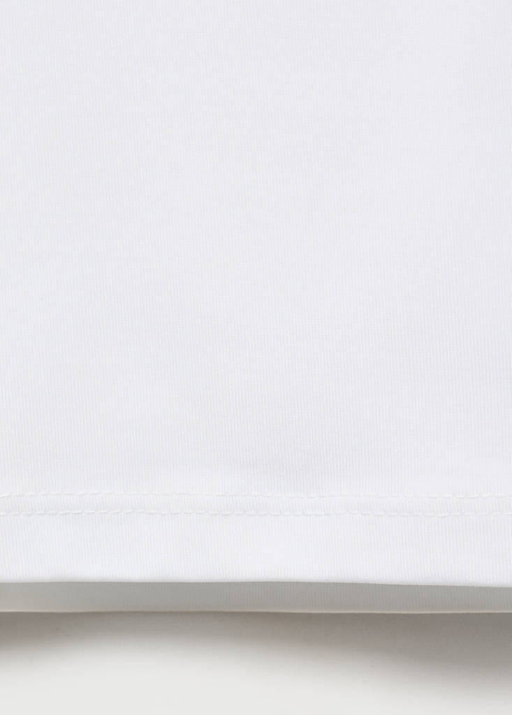 Plain strapless top — Off White