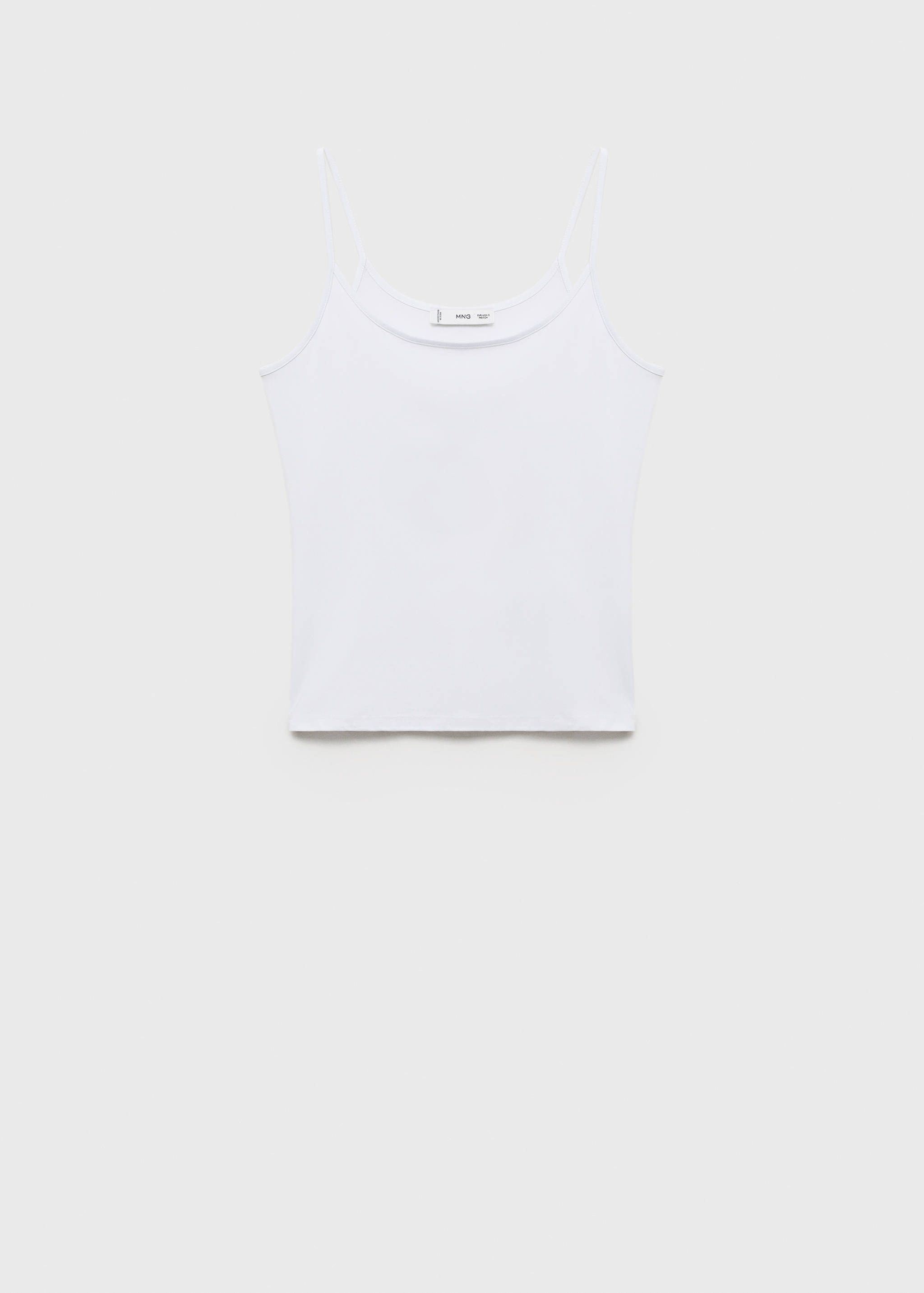 Plain strapless top - Article without model