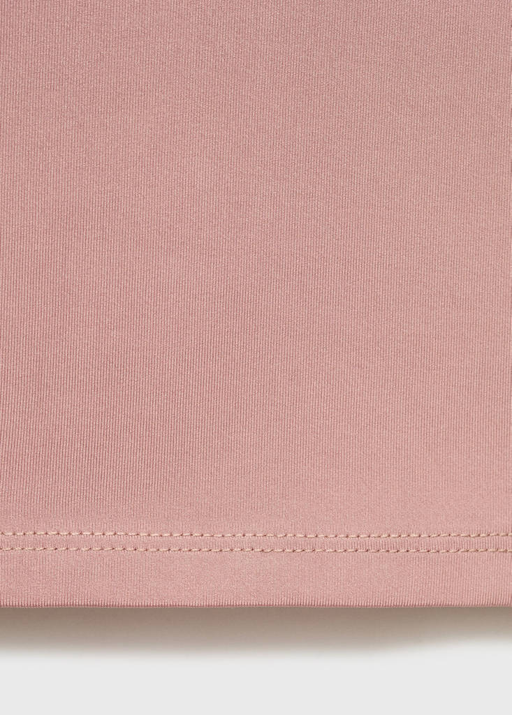 Plain strapless top — Pale Pink