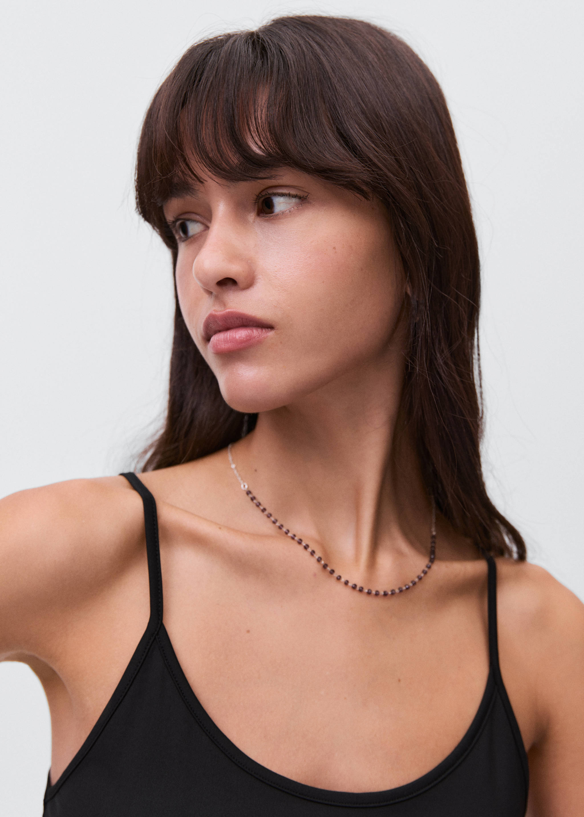 Plain strapless top - Details of the article 1