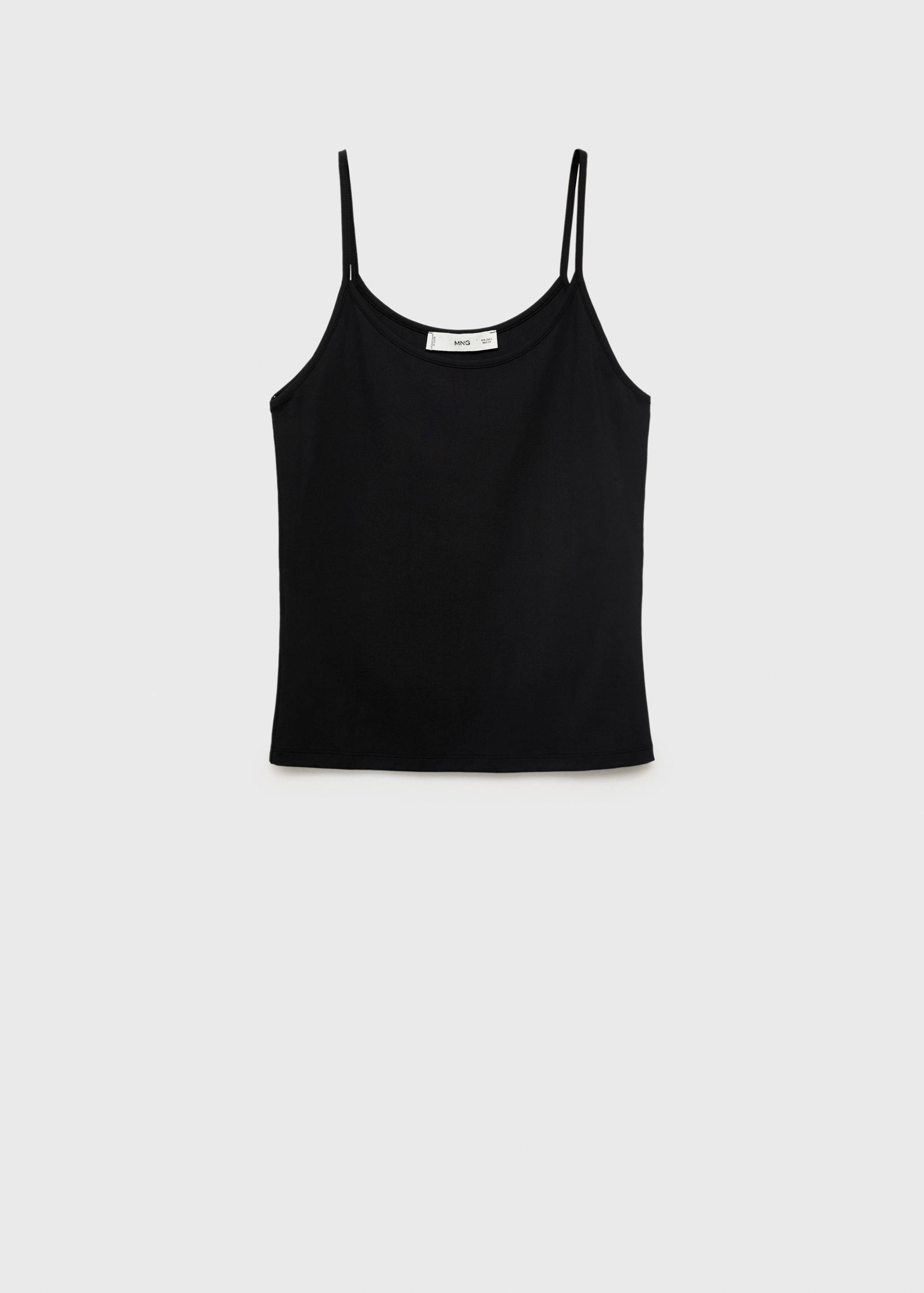 Plain strapless top - Article without model