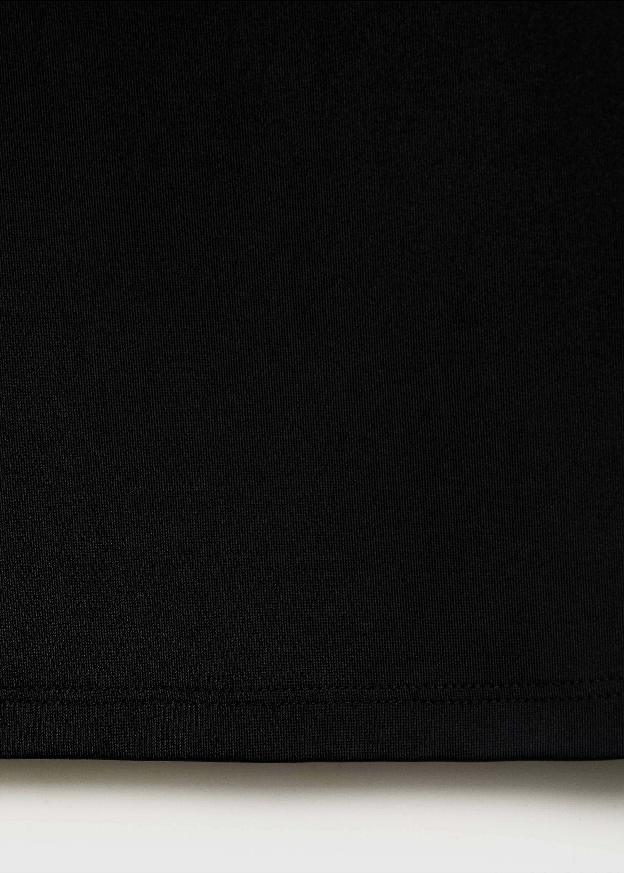 Однотонный топ на бретелях - Деталь изделия 0, Черный. Ref: 17012908-00.